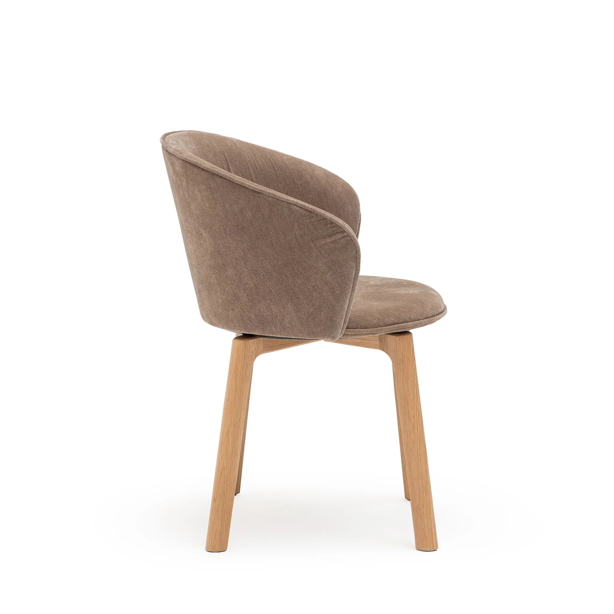 Glide Chair - Light Oak & Canna Chocolate - Image 3