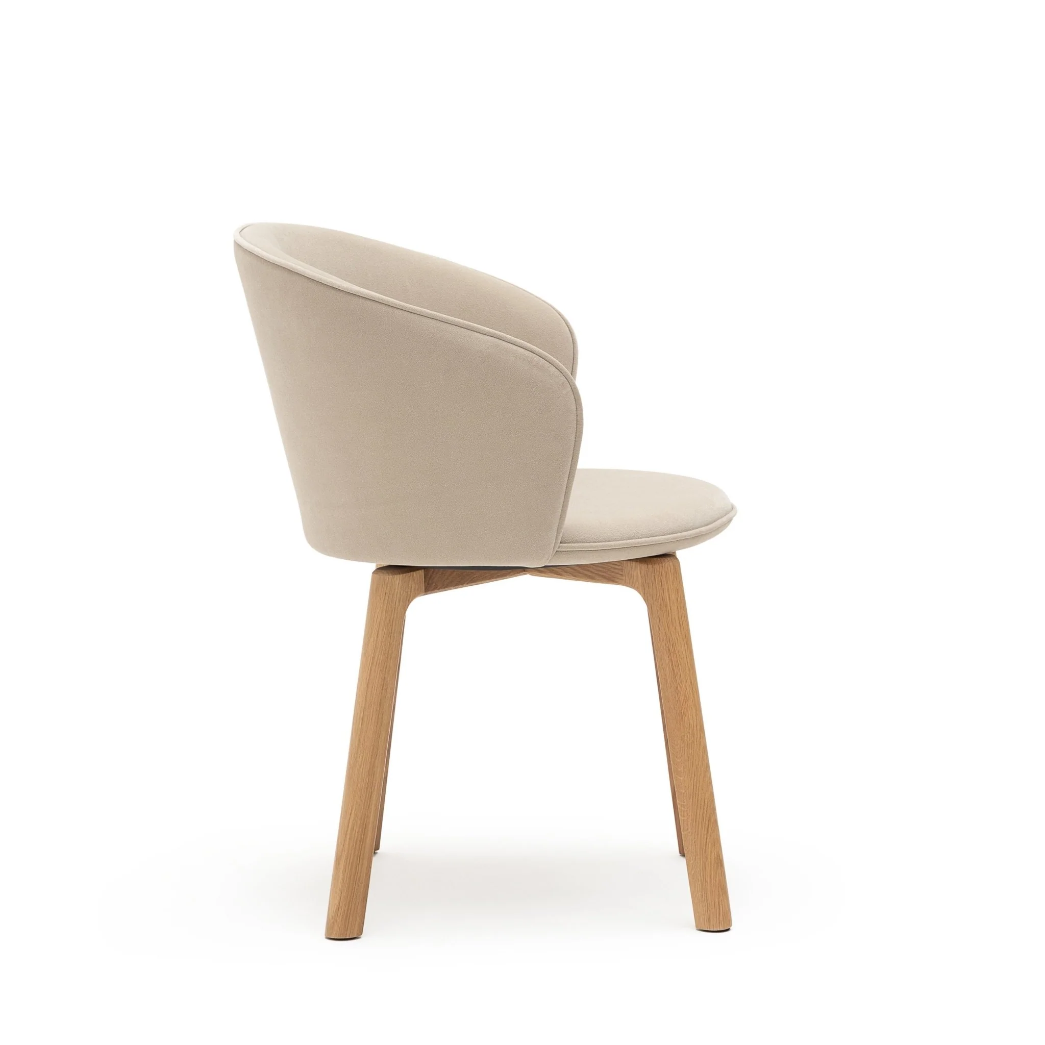 Glide Chair - Light Oak & Ecru - Image 3