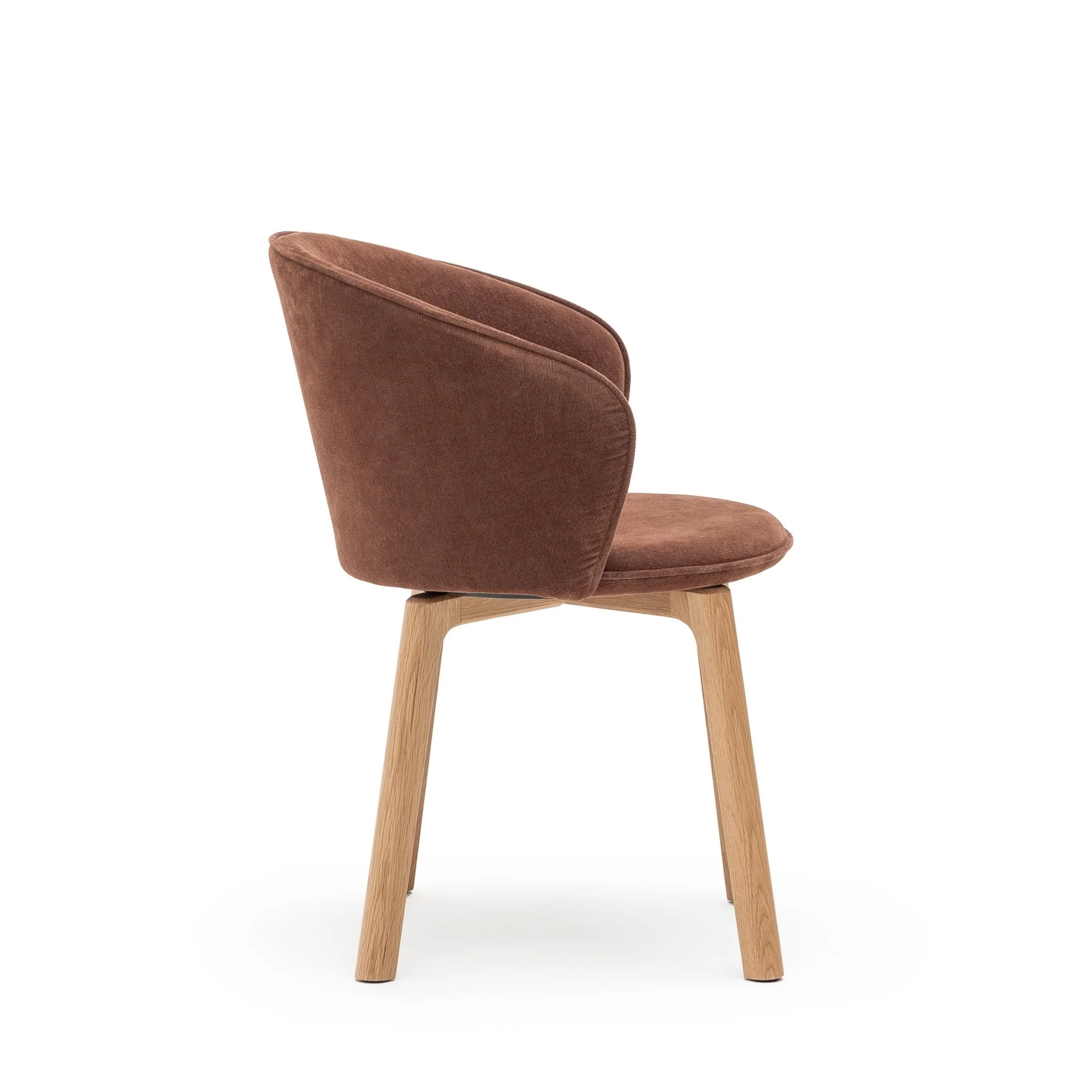 Glide Chair  - Light Oak & Russet - Image 3