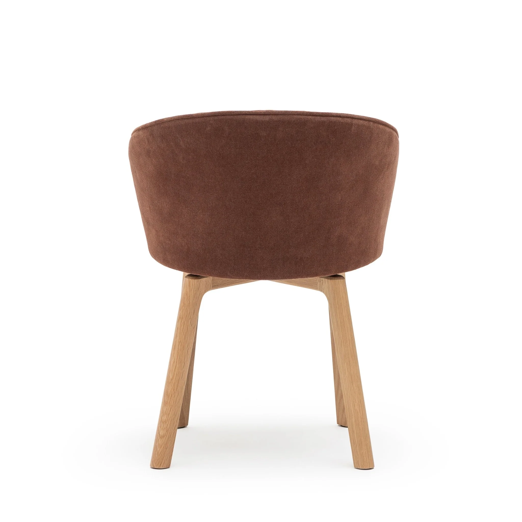 Glide Chair  - Light Oak & Russet - Image 4