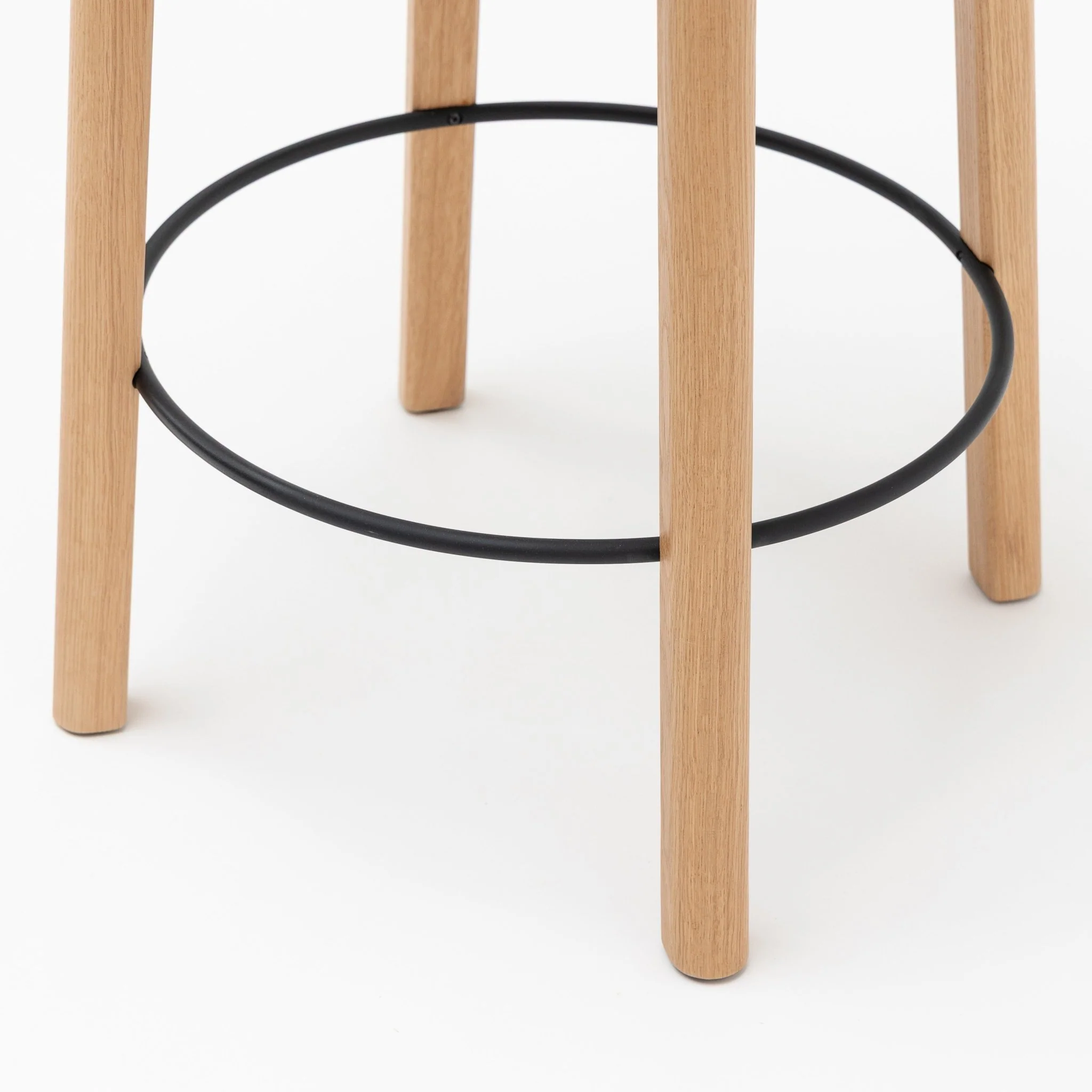 Glide Counter Chair - Light Oak & Ecru - Image 9
