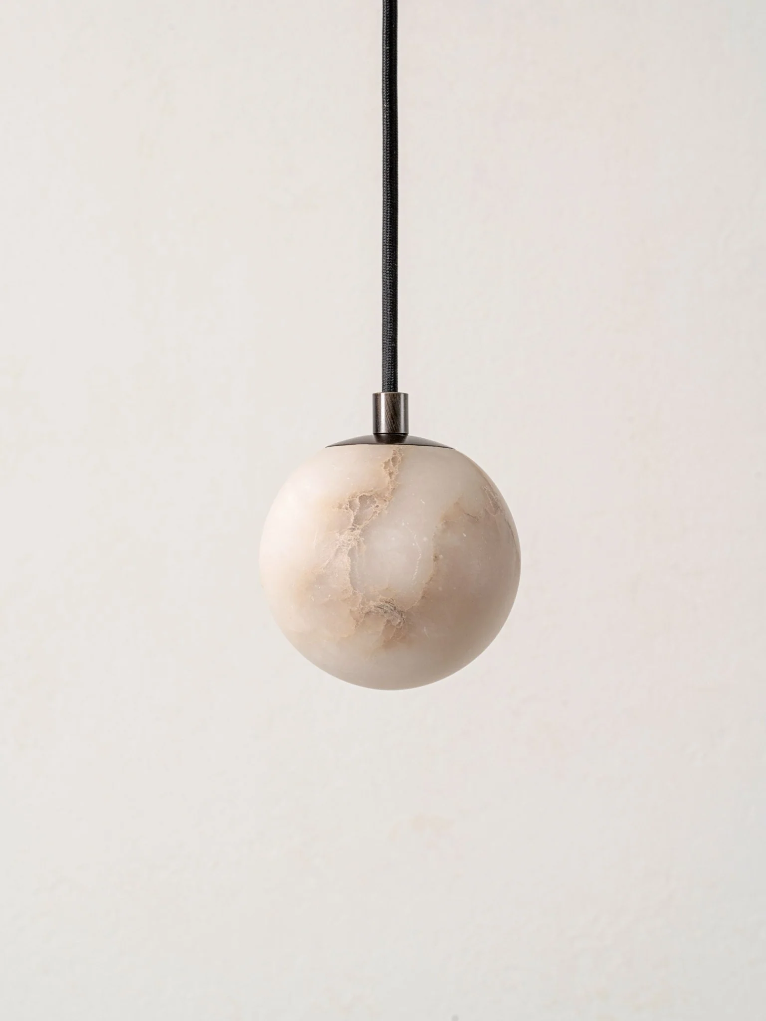 Globa - Alabaster Glass And Bronze Ceiling Pendant - Image 4