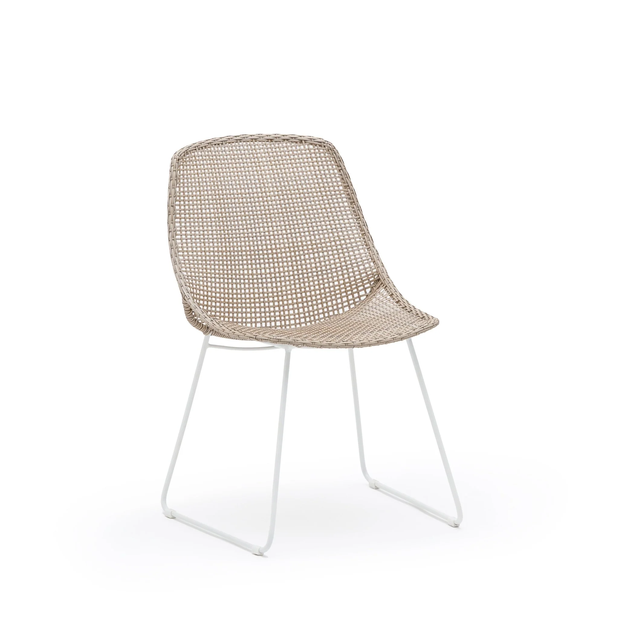 Grace Dining Chair - Stonewhite & Linen