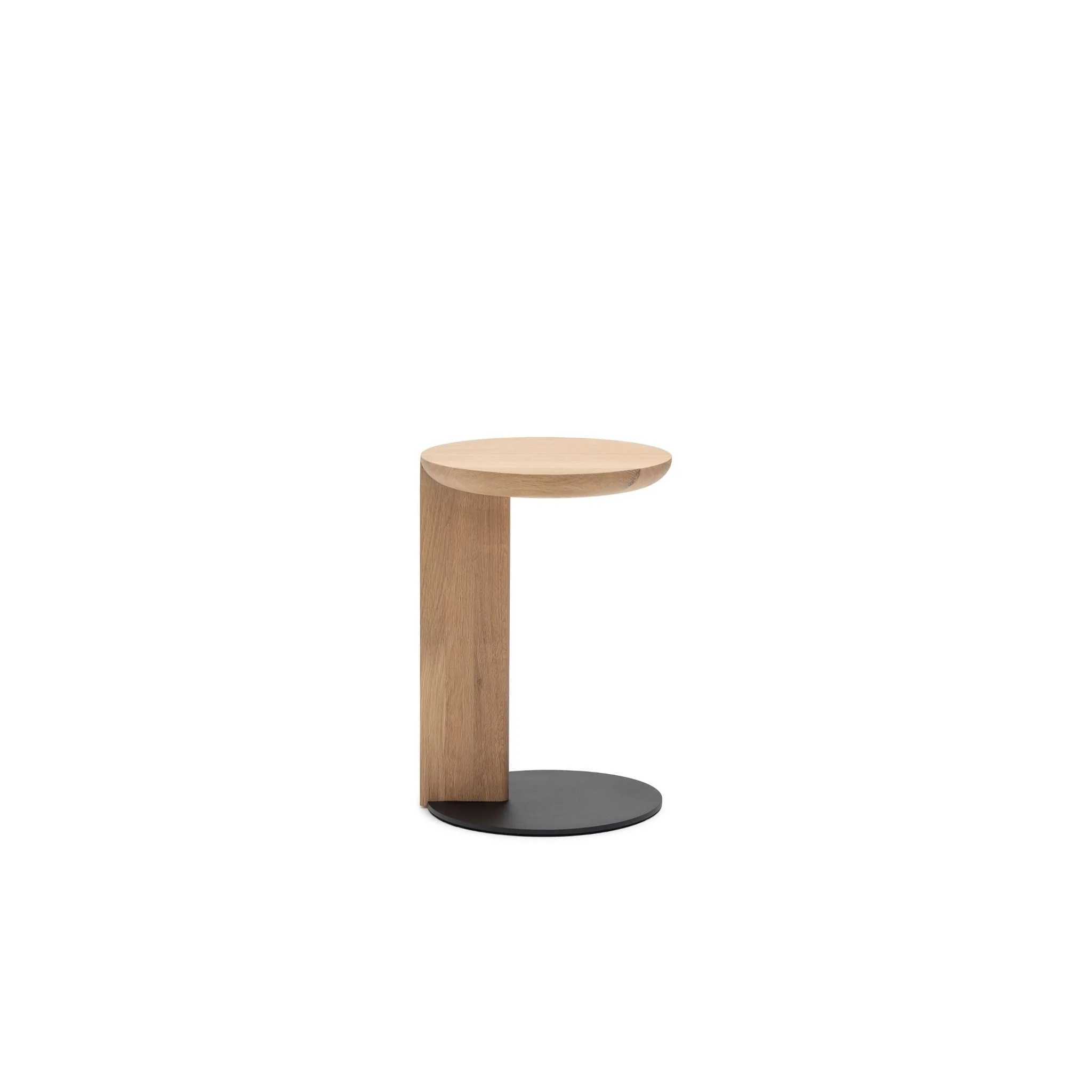 Guild Side Table - Blonde Oak and Black - Image 2