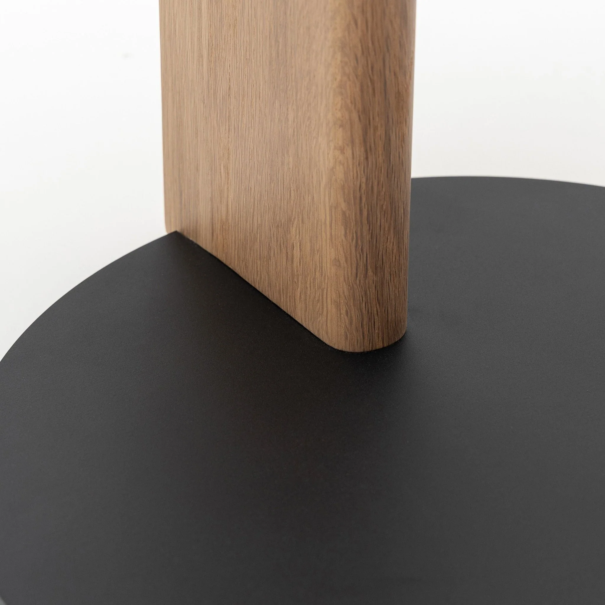 Guild Side Table - Blonde Oak and Black - Image 5