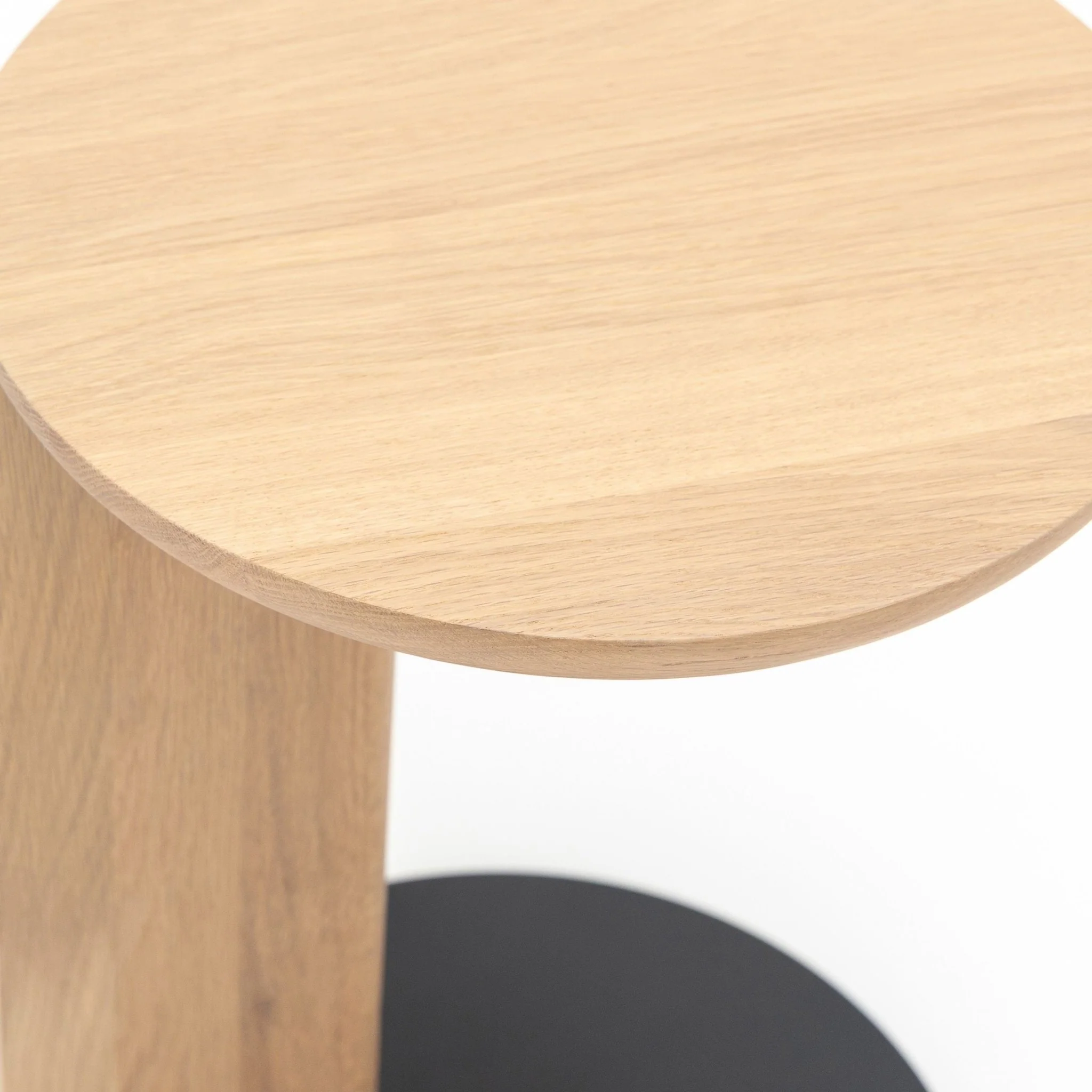 Guild Side Table - Blonde Oak and Black - Image 6