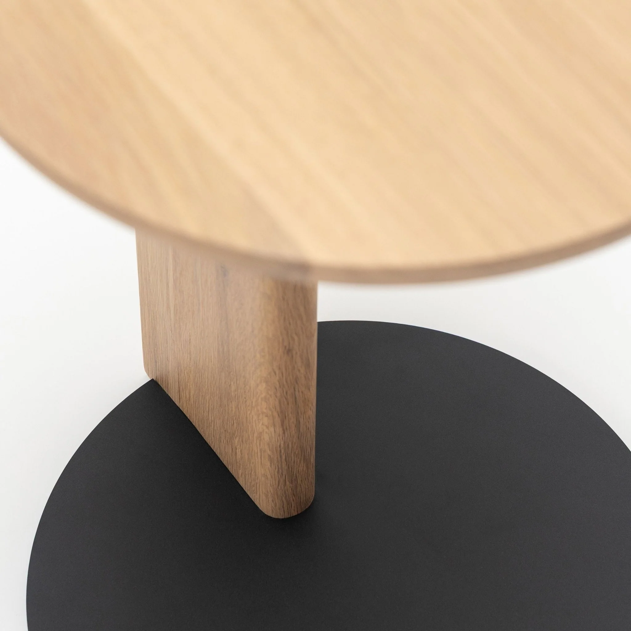 Guild Side Table - Blonde Oak and Black - Image 7