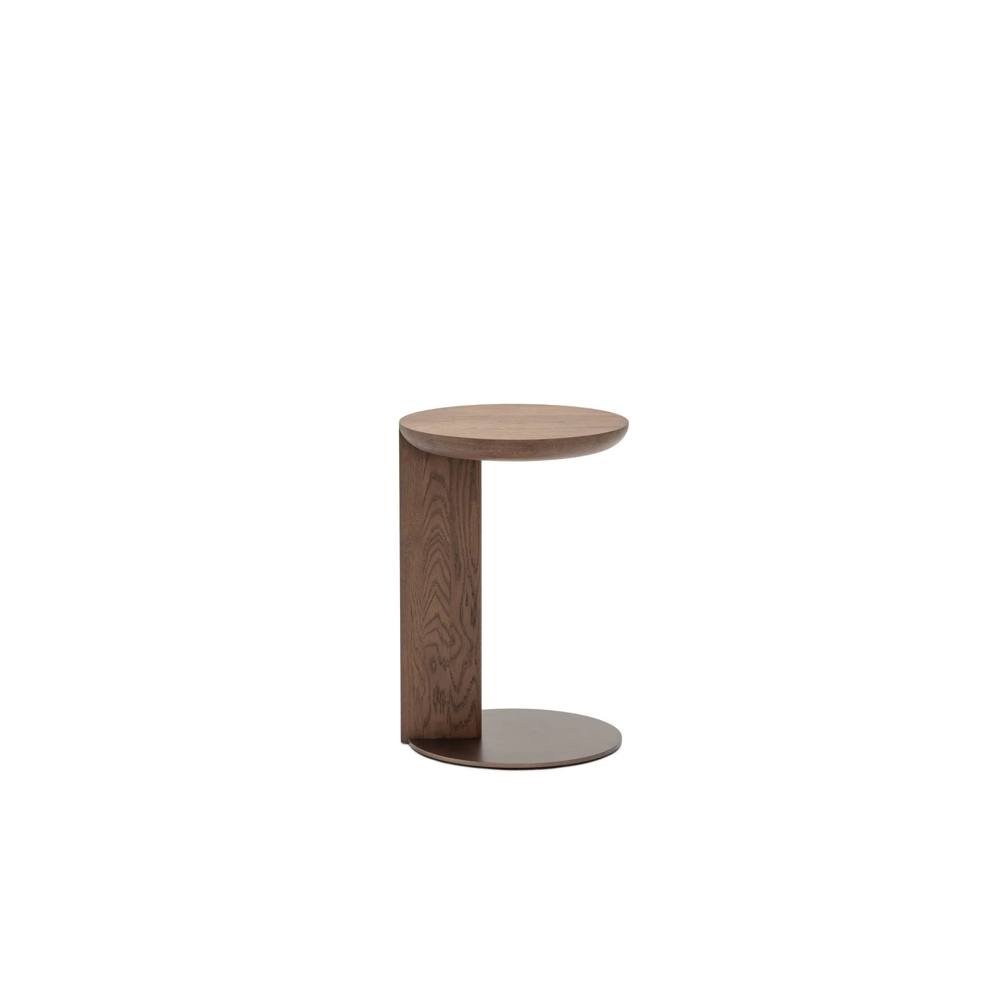 Guild Side Table - Latte Oak and Bronze - Image 2