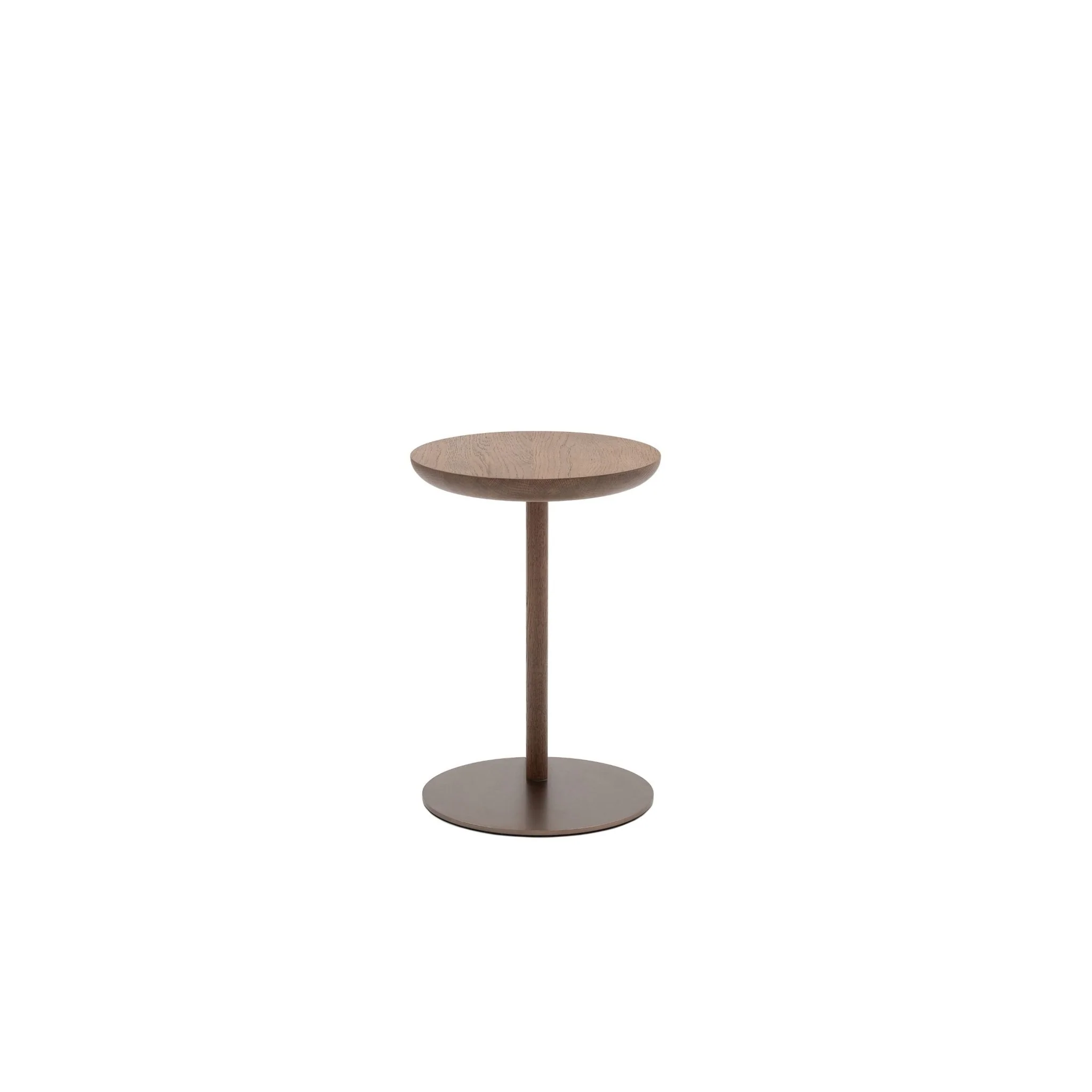Guild Side Table - Latte Oak and Bronze - Image 3
