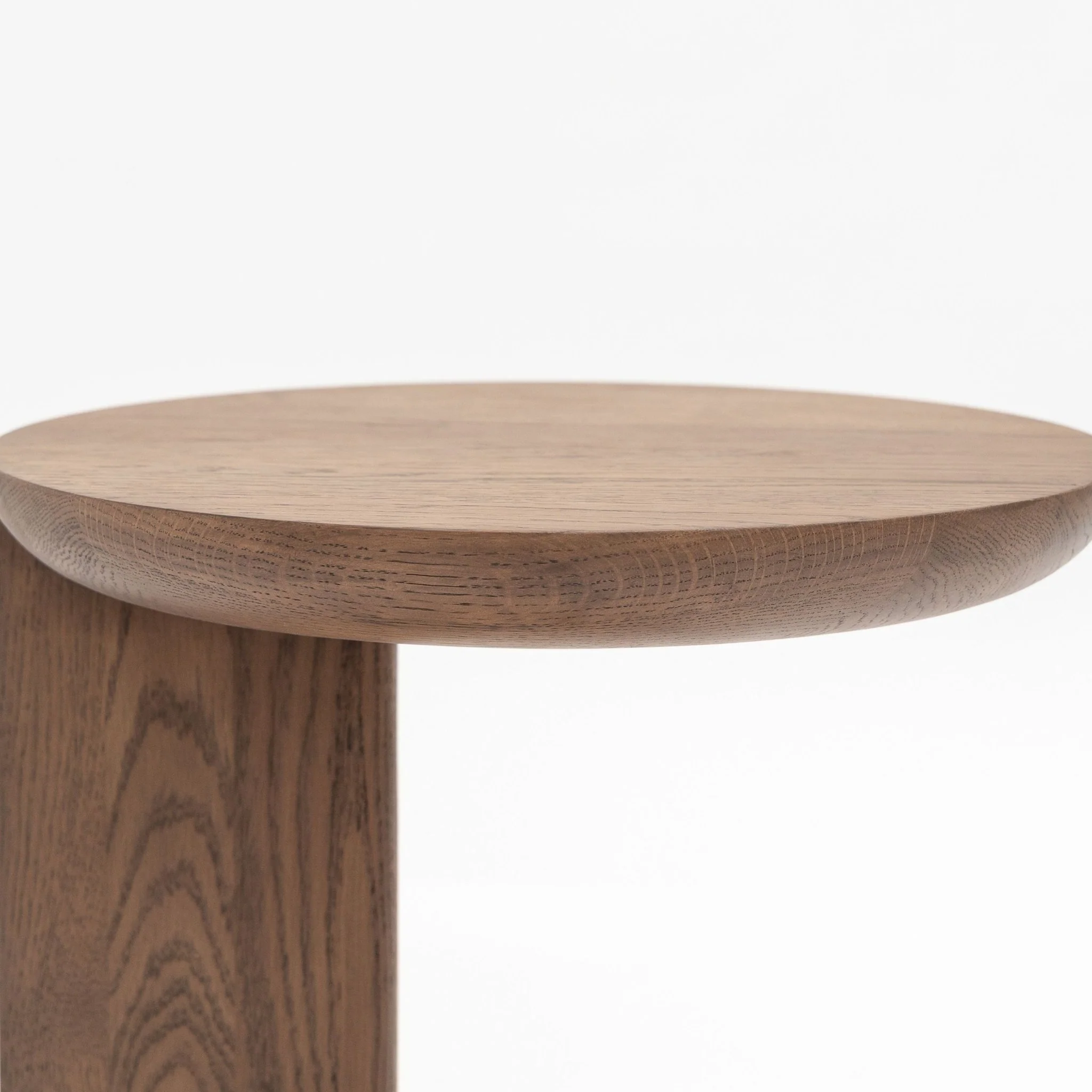 Guild Side Table - Latte Oak and Bronze - Image 6