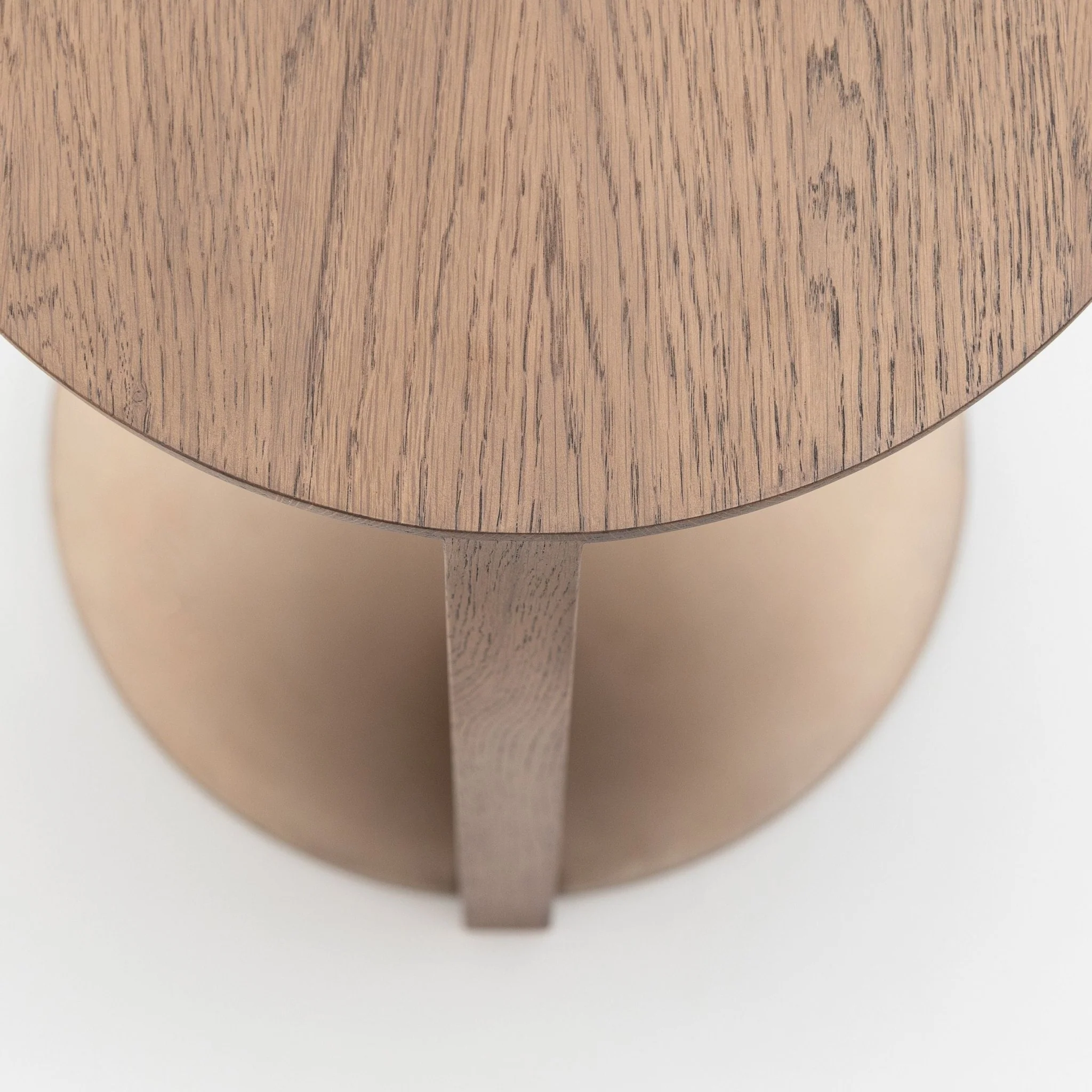 Guild Side Table - Latte Oak and Bronze - Image 7