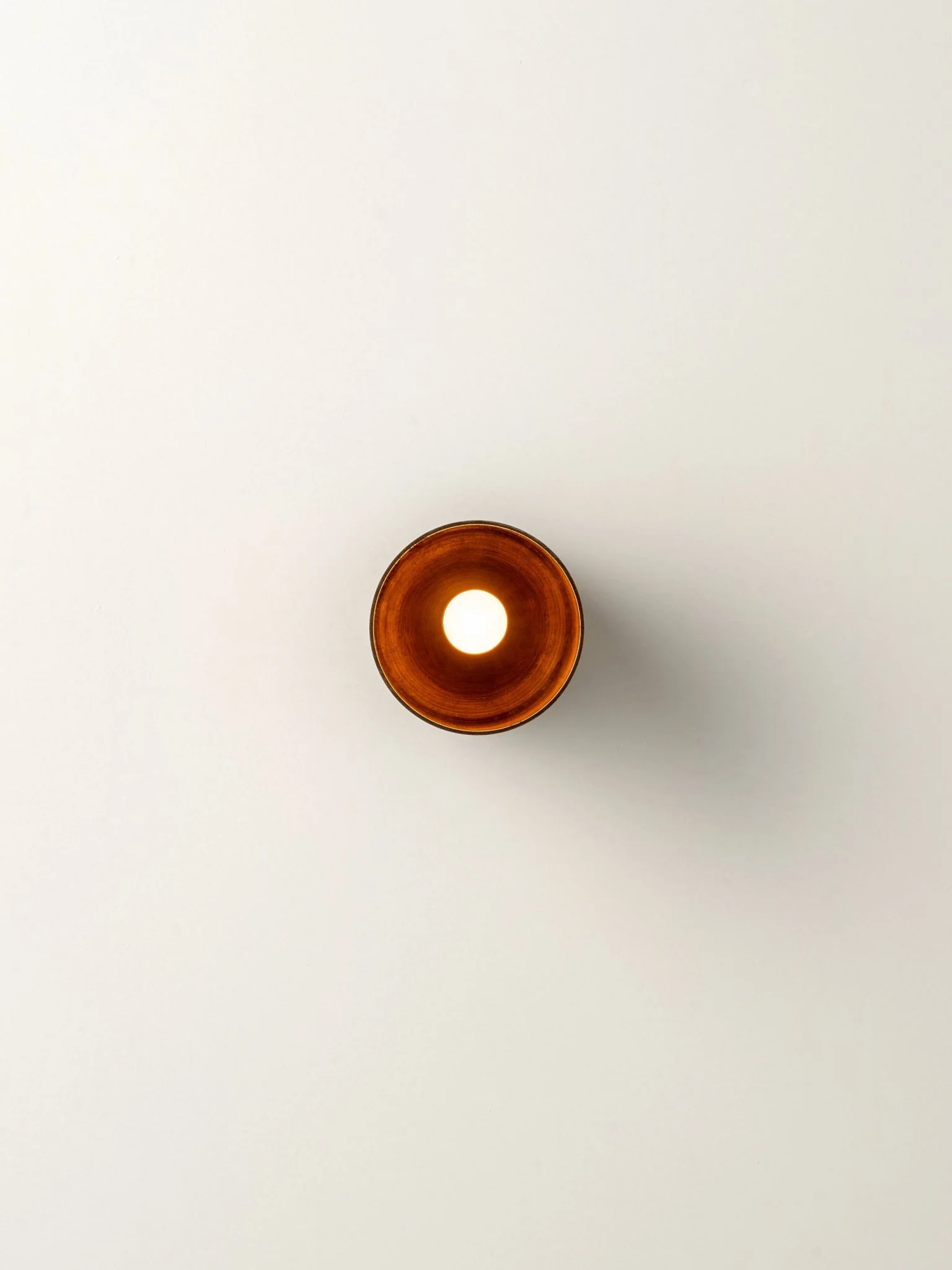 Guilla - Real Brass Cylinder Ceiling Light - Image 3