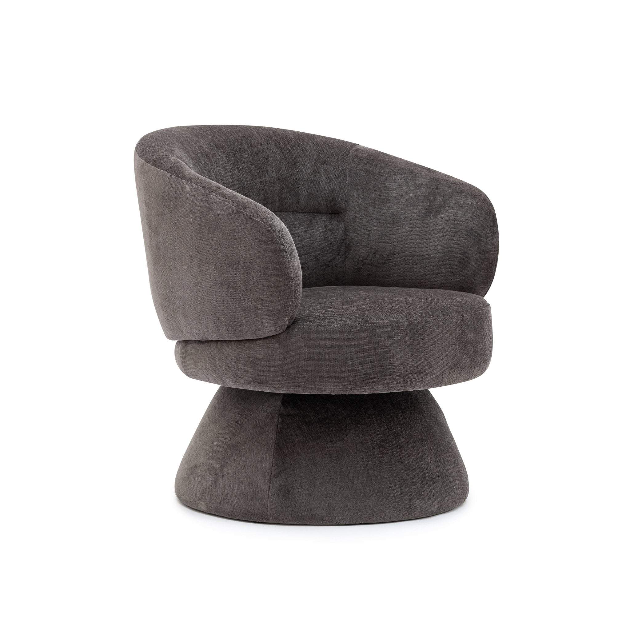 Gwen Swivel Chair - Ebony