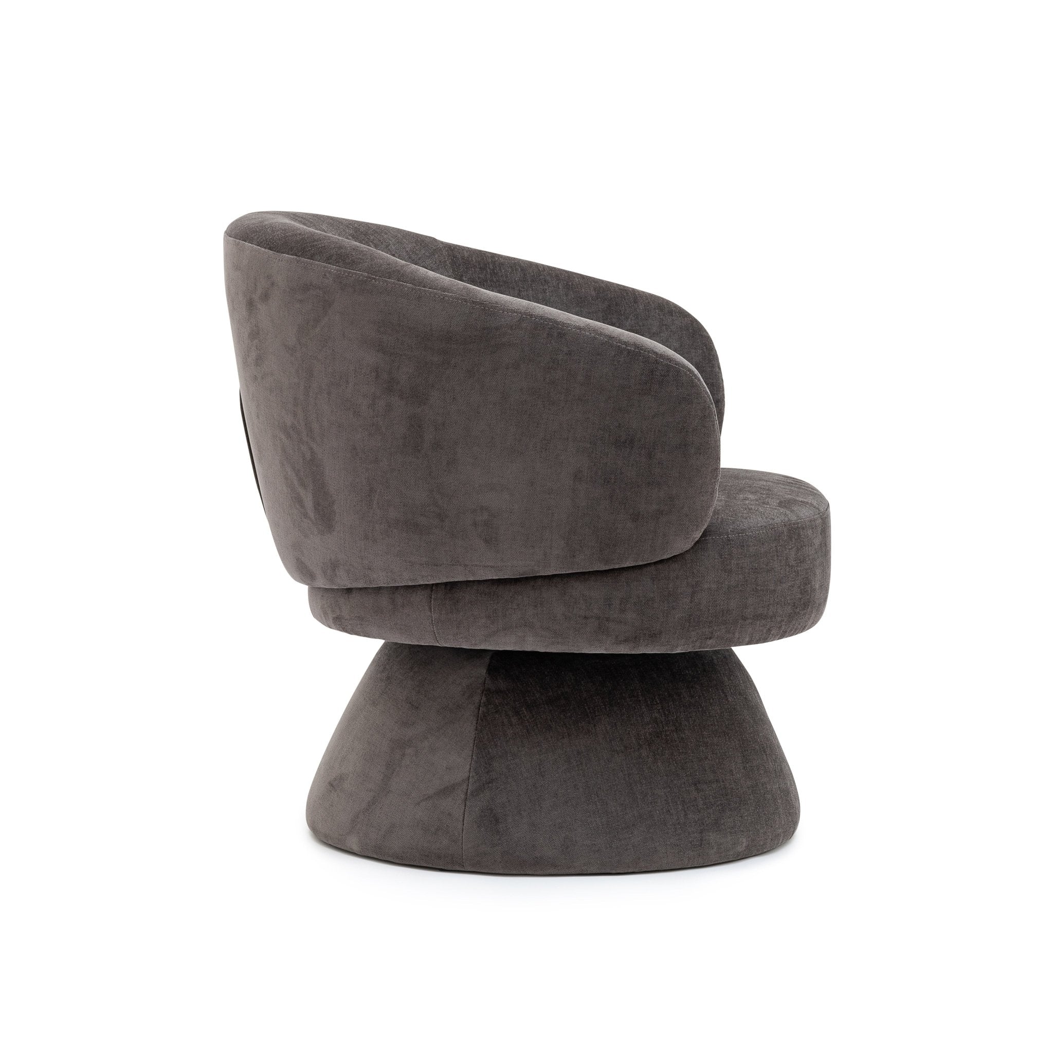 Gwen Swivel Chair - Ebony - Image 4