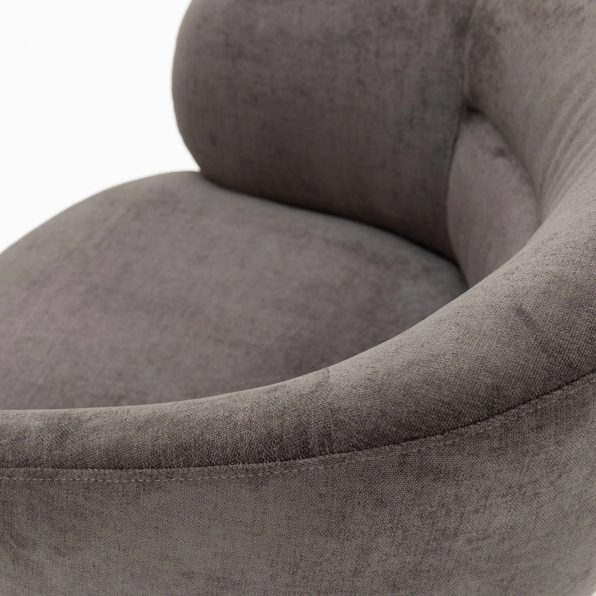 Gwen Swivel Chair - Ebony - Image 6