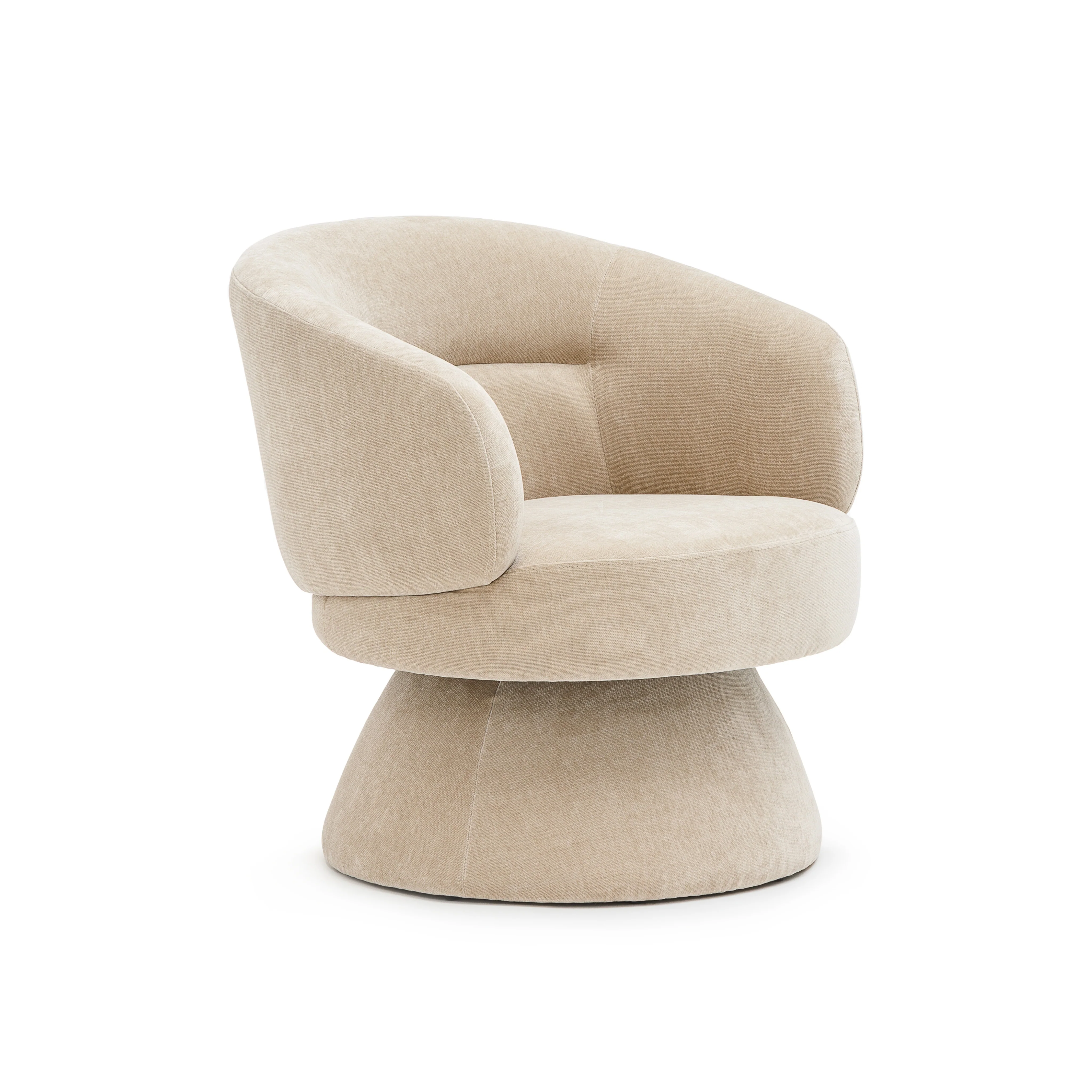 Gwen Swivel Chair - Latte