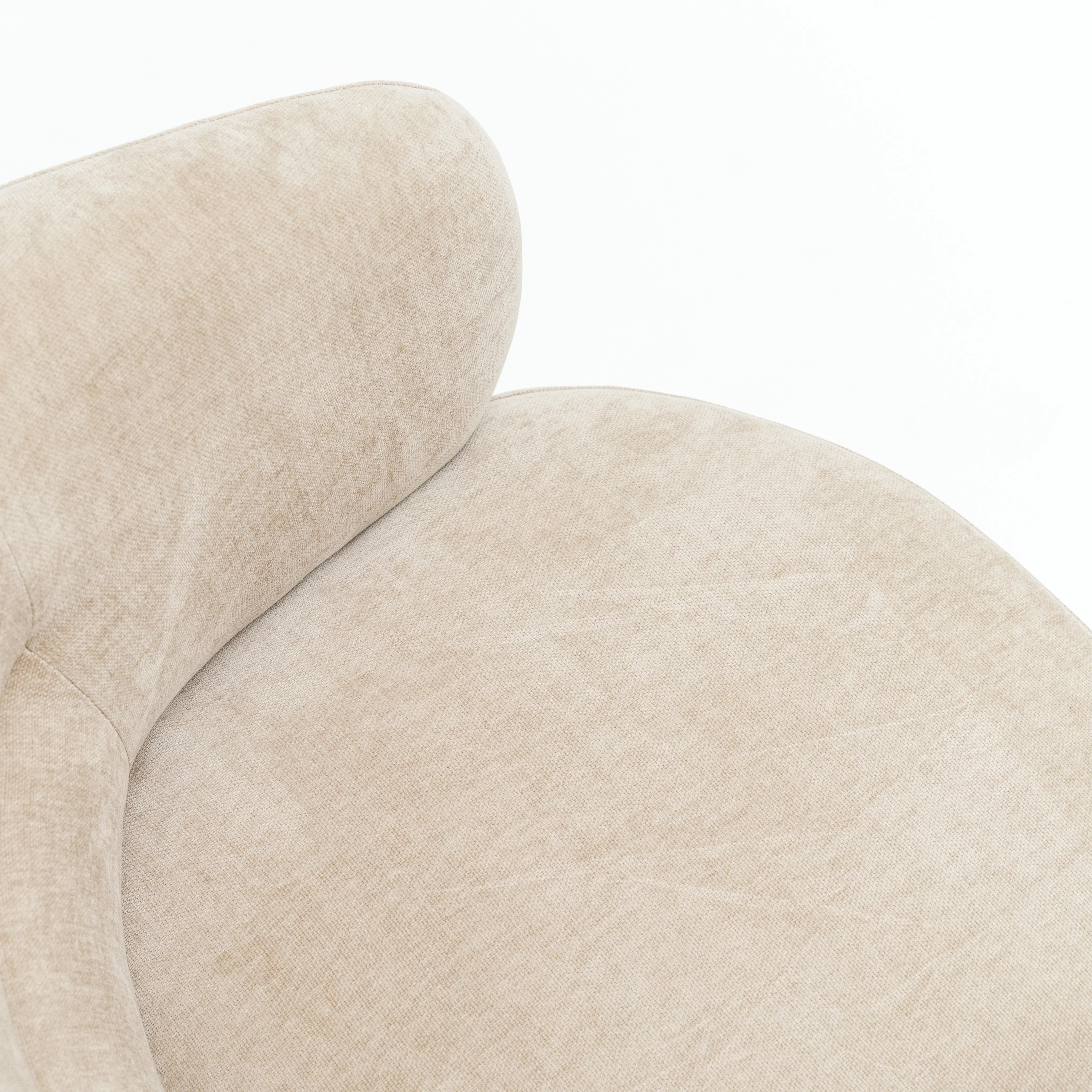 Gwen Swivel Chair - Latte - Image 7