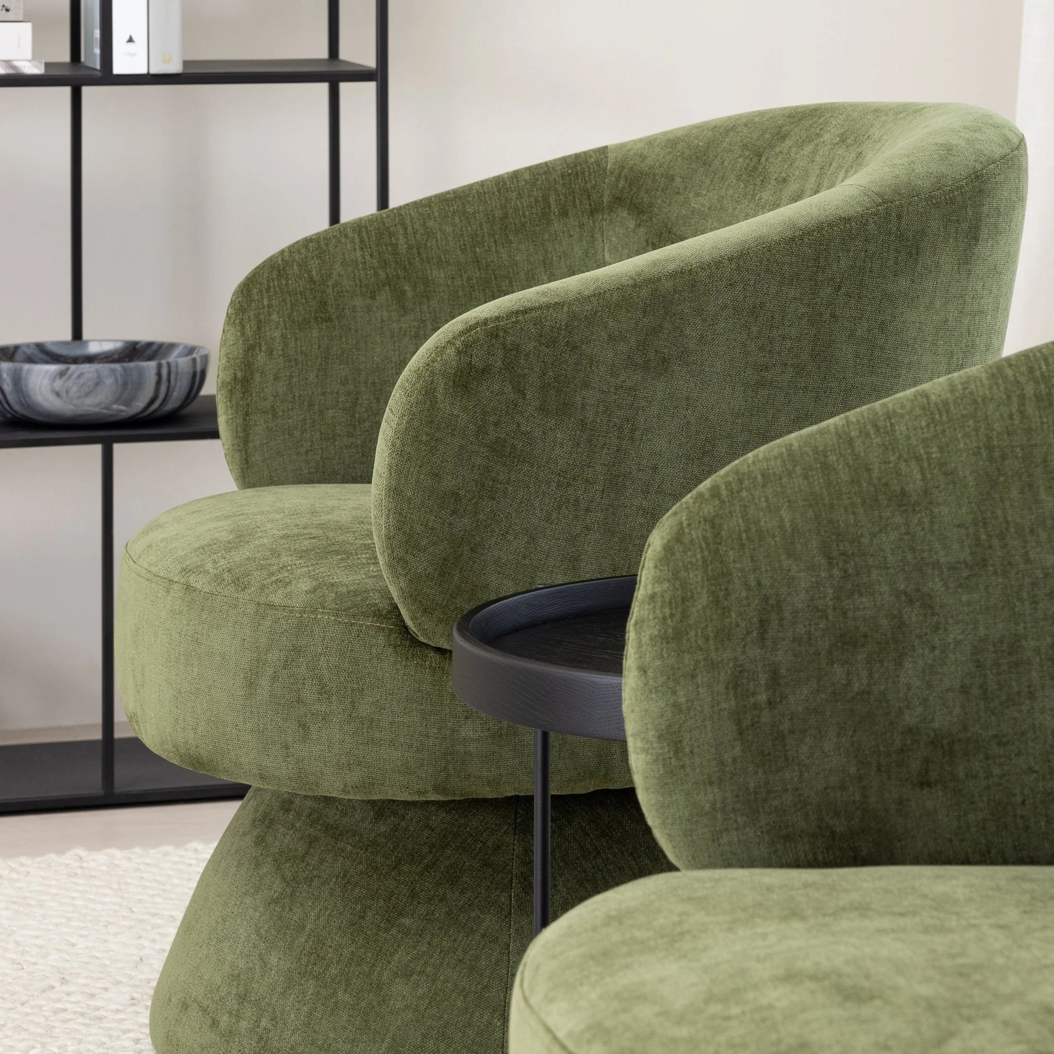 Gwen Swivel Chair - Moss - Image 7