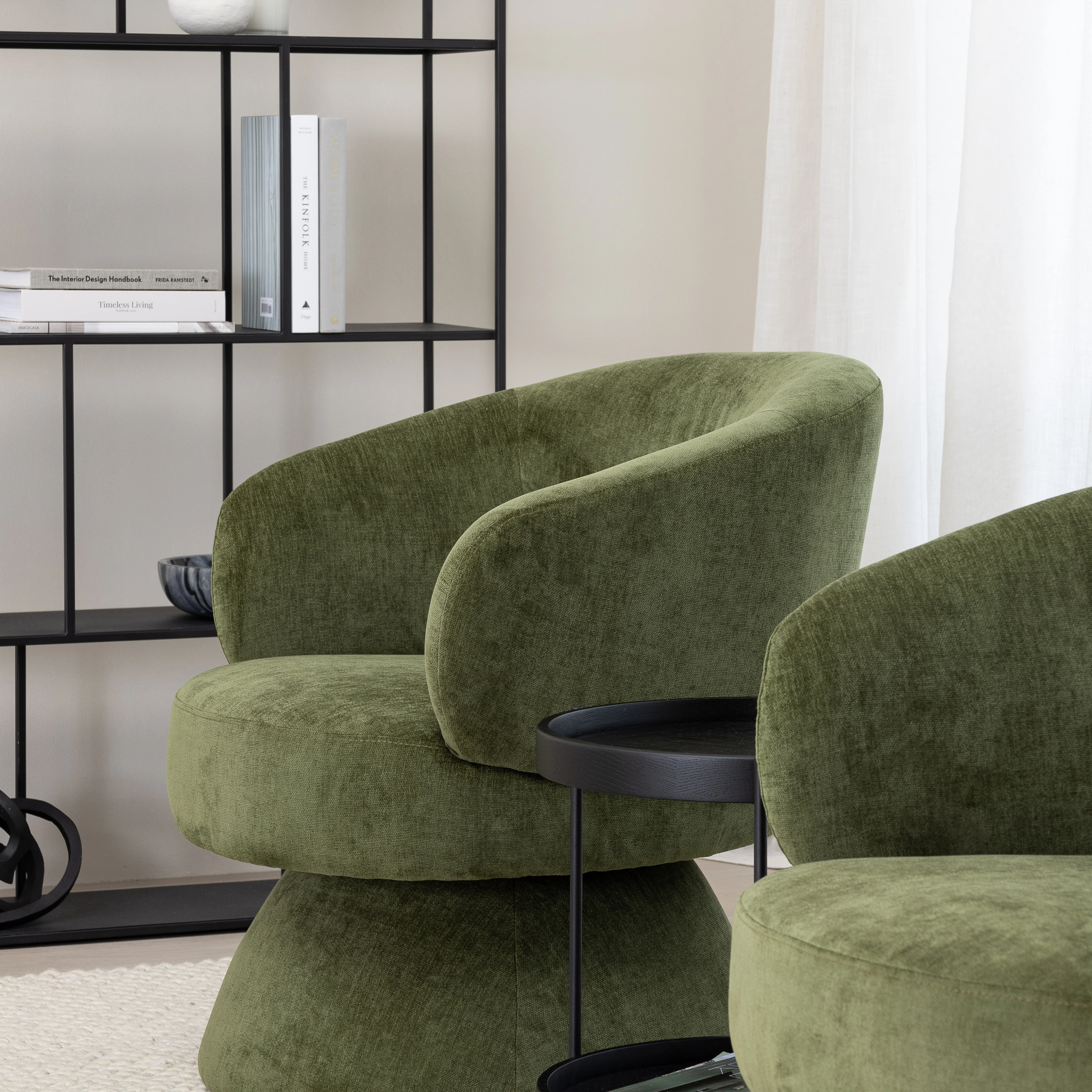 Gwen Swivel Chair - Moss - Image 9