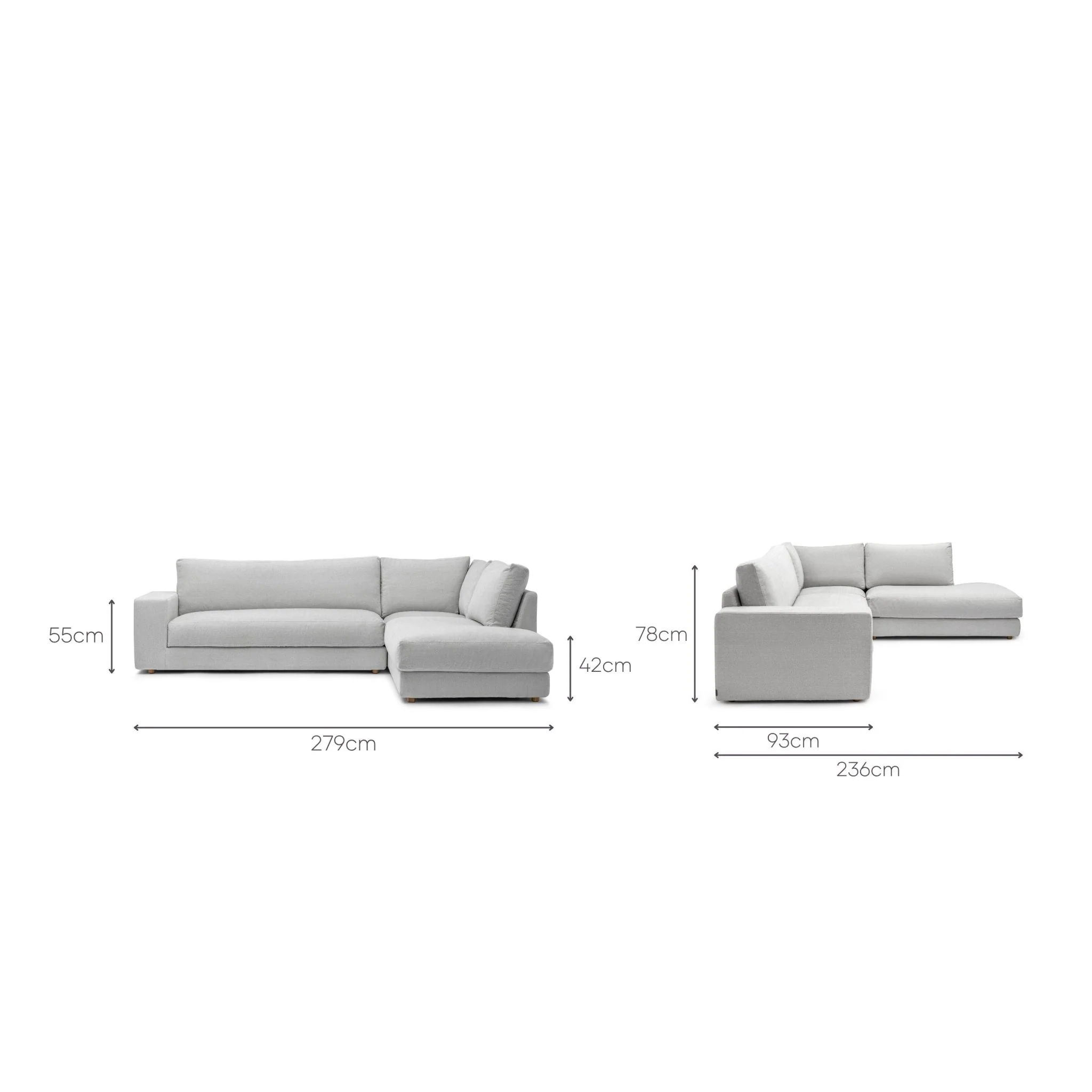 Hansen Corner Sofa - Alice Pearl - Image 8