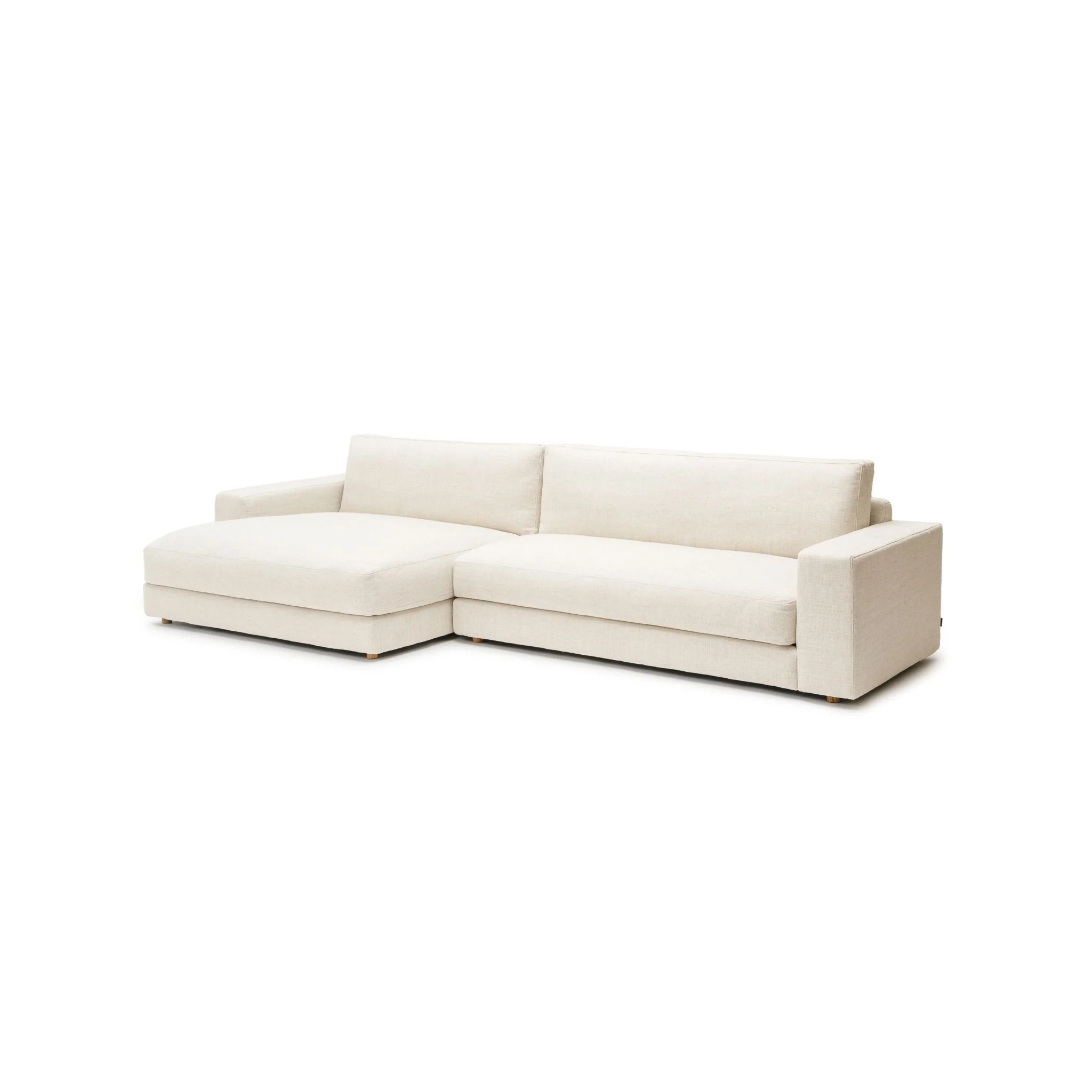 Hansen L Shaped Sofa - Oatmeal - Image 10
