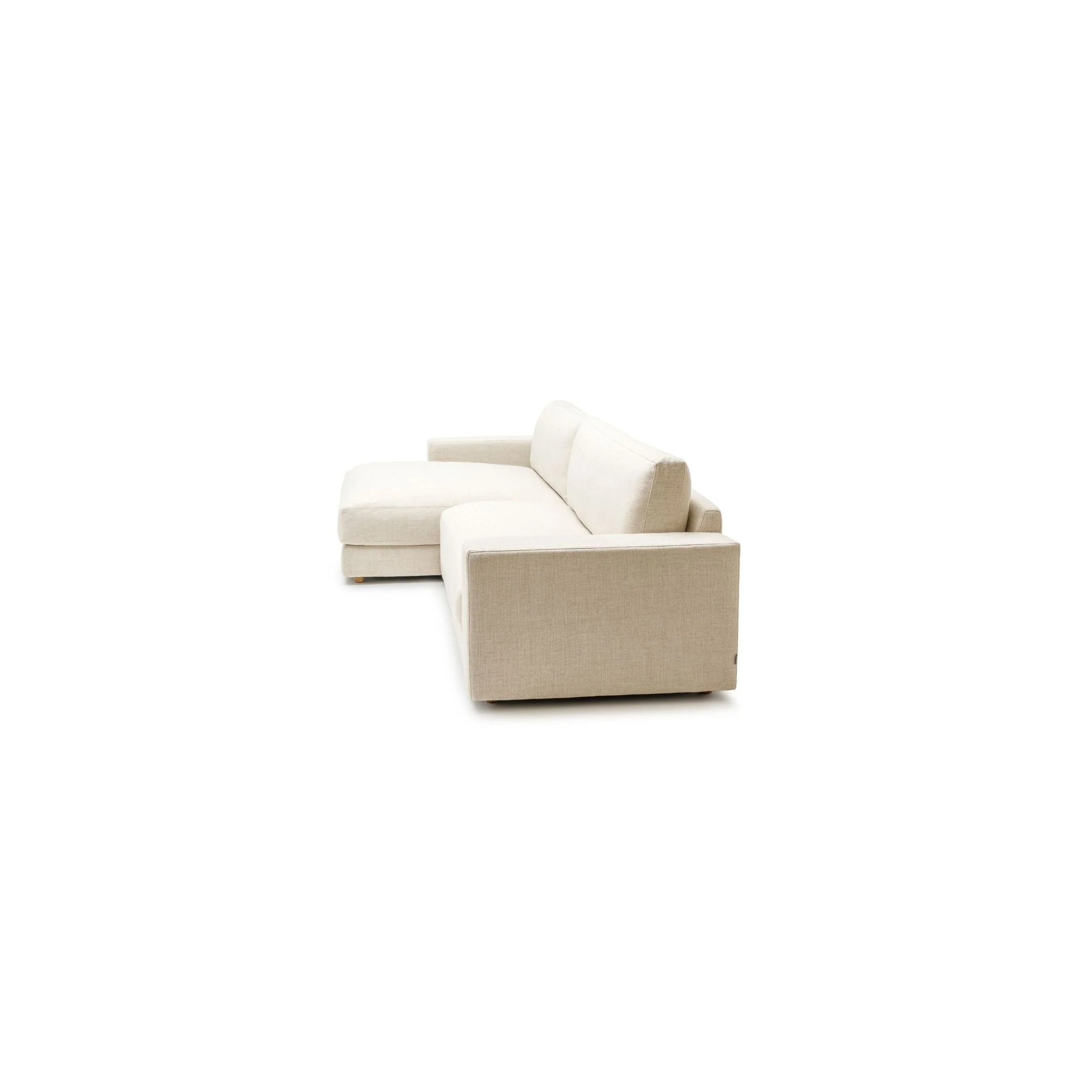 Hansen L Shaped Sofa - Oatmeal - Image 11