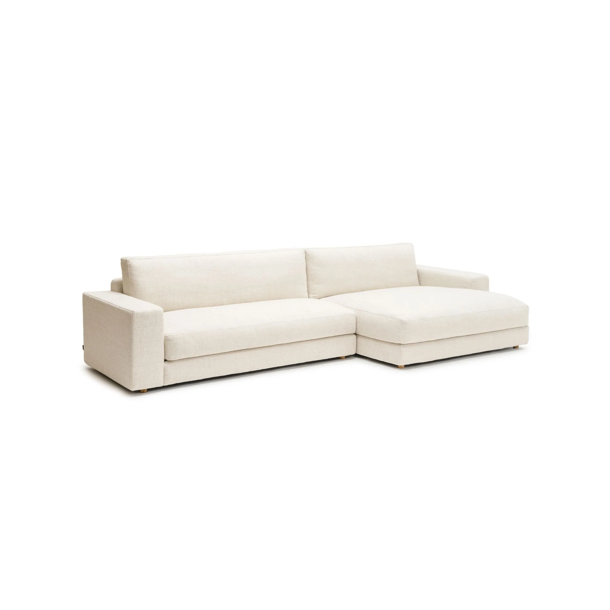 Hansen L Shaped Sofa - Oatmeal - Image 2