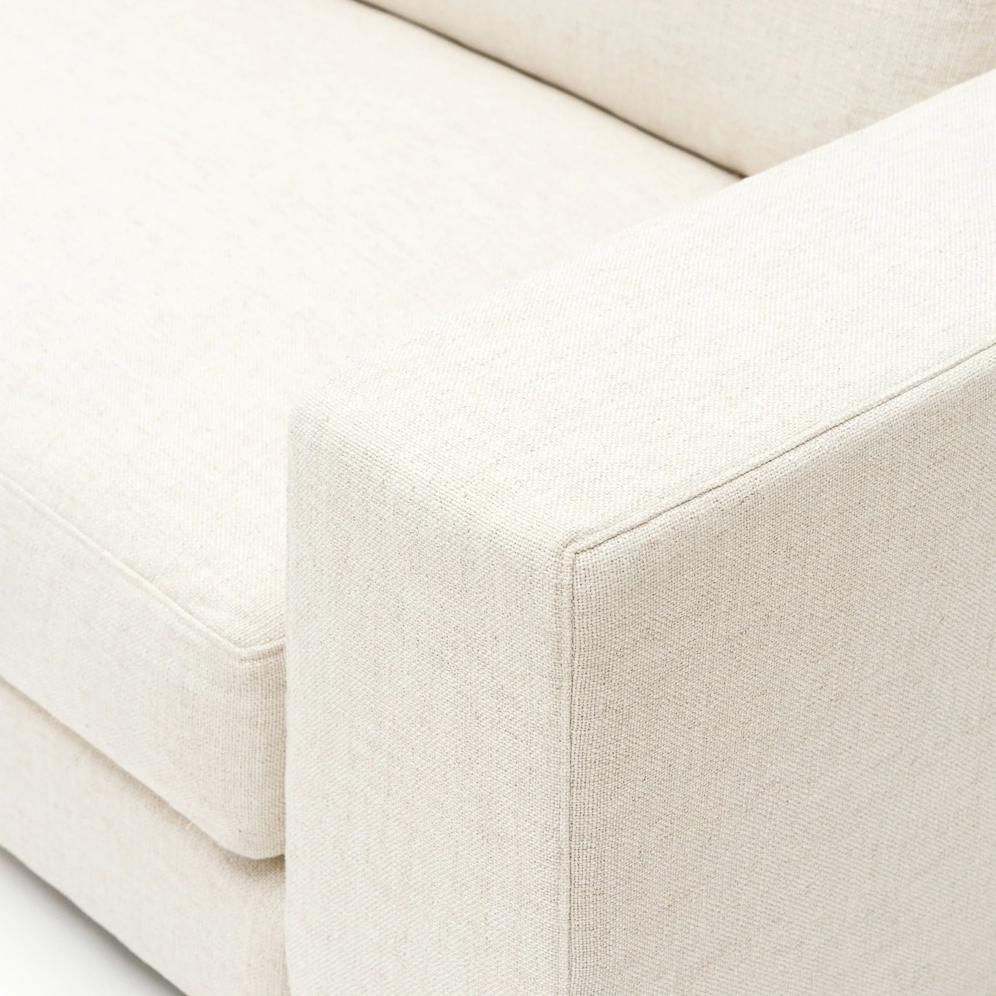 Hansen L Shaped Sofa - Oatmeal - Image 6