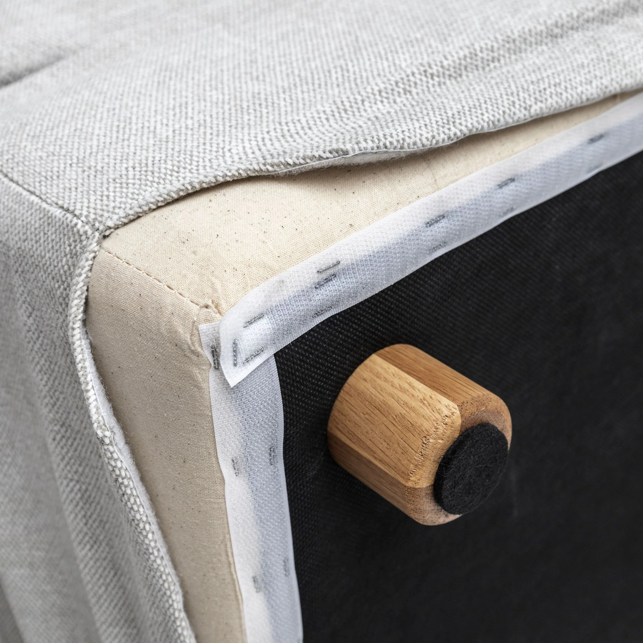 Hansen L Shaped Sofa - Alice Pearl - Image 15