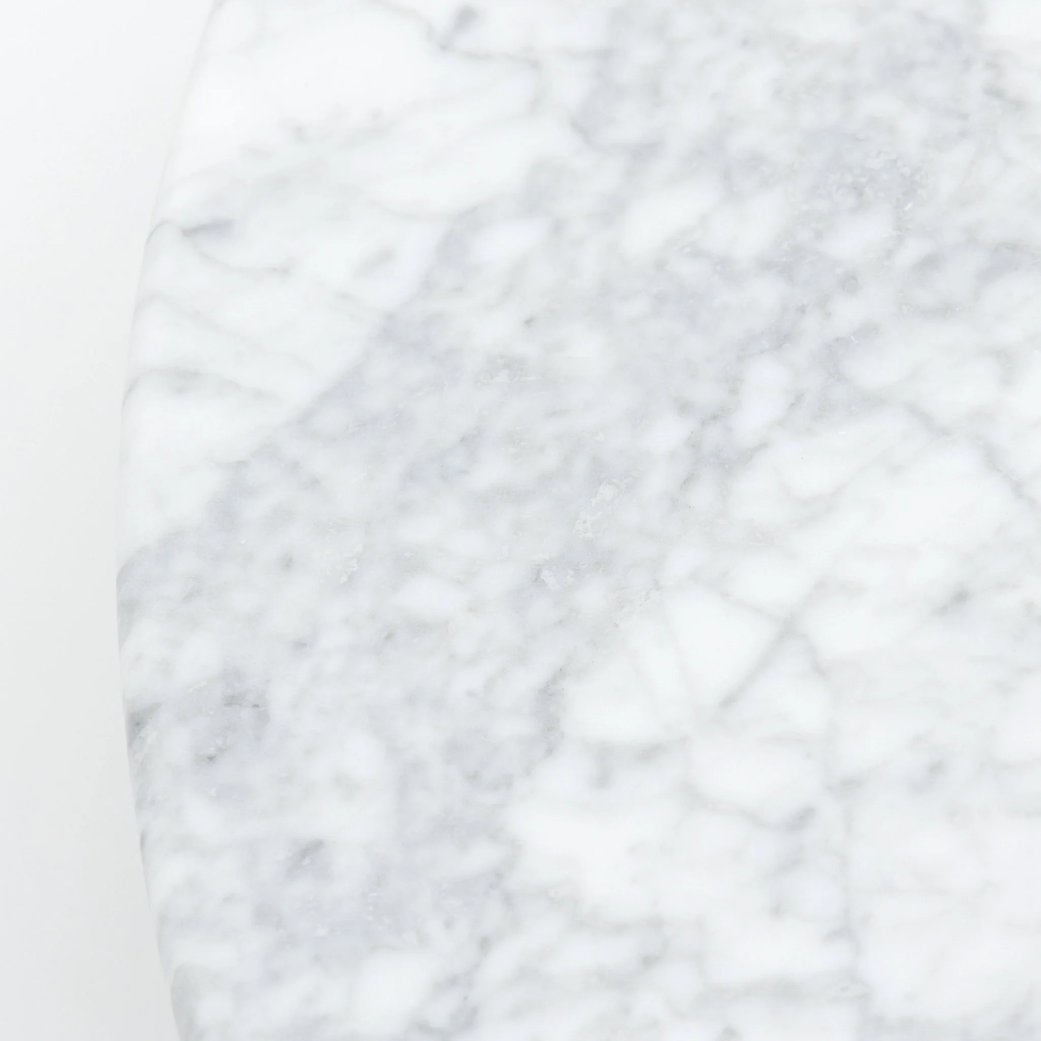 Haven Round Coffee Table - Carrara Marble - Image 6