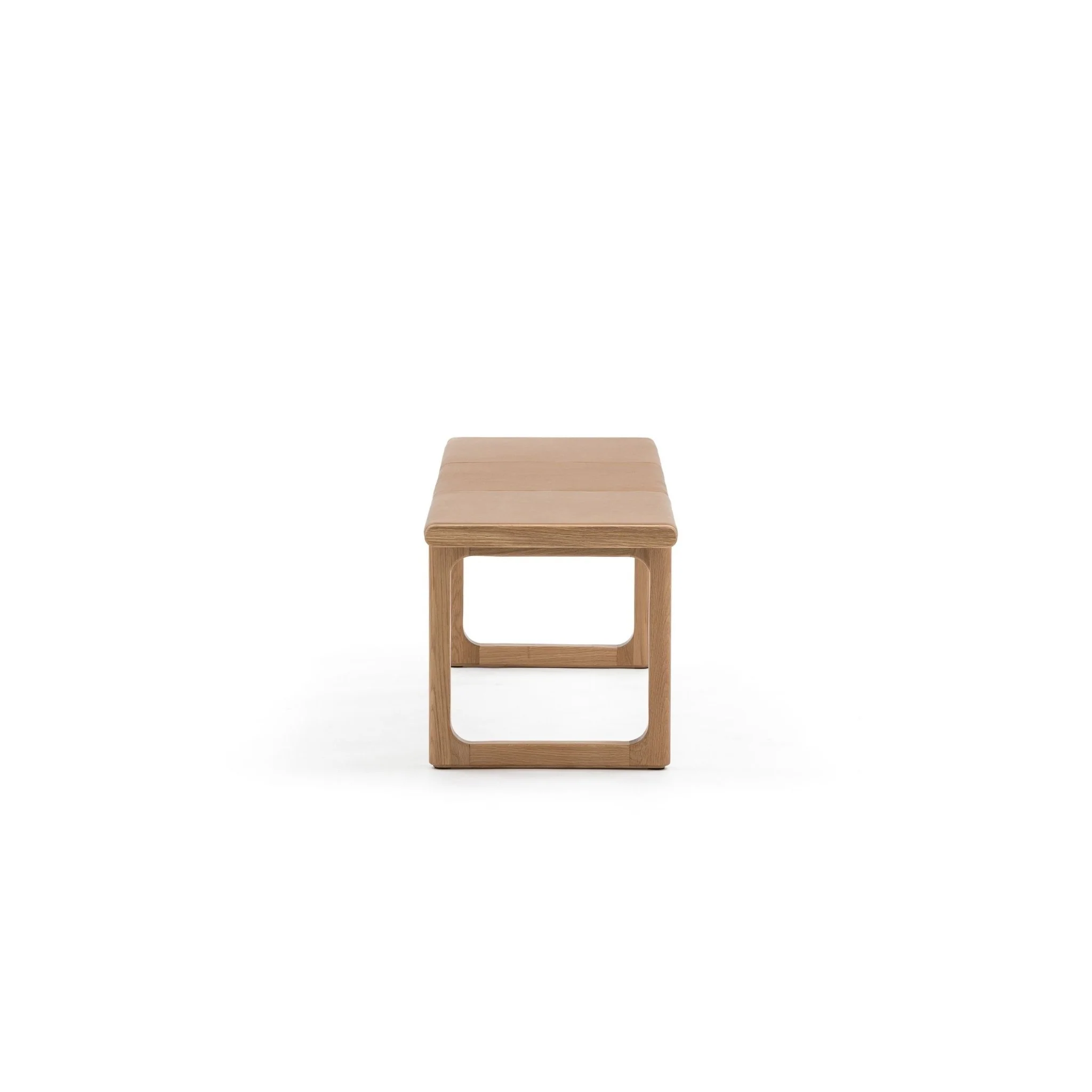 Hover Bench - Light Oak & Pecan Leather - Image 13
