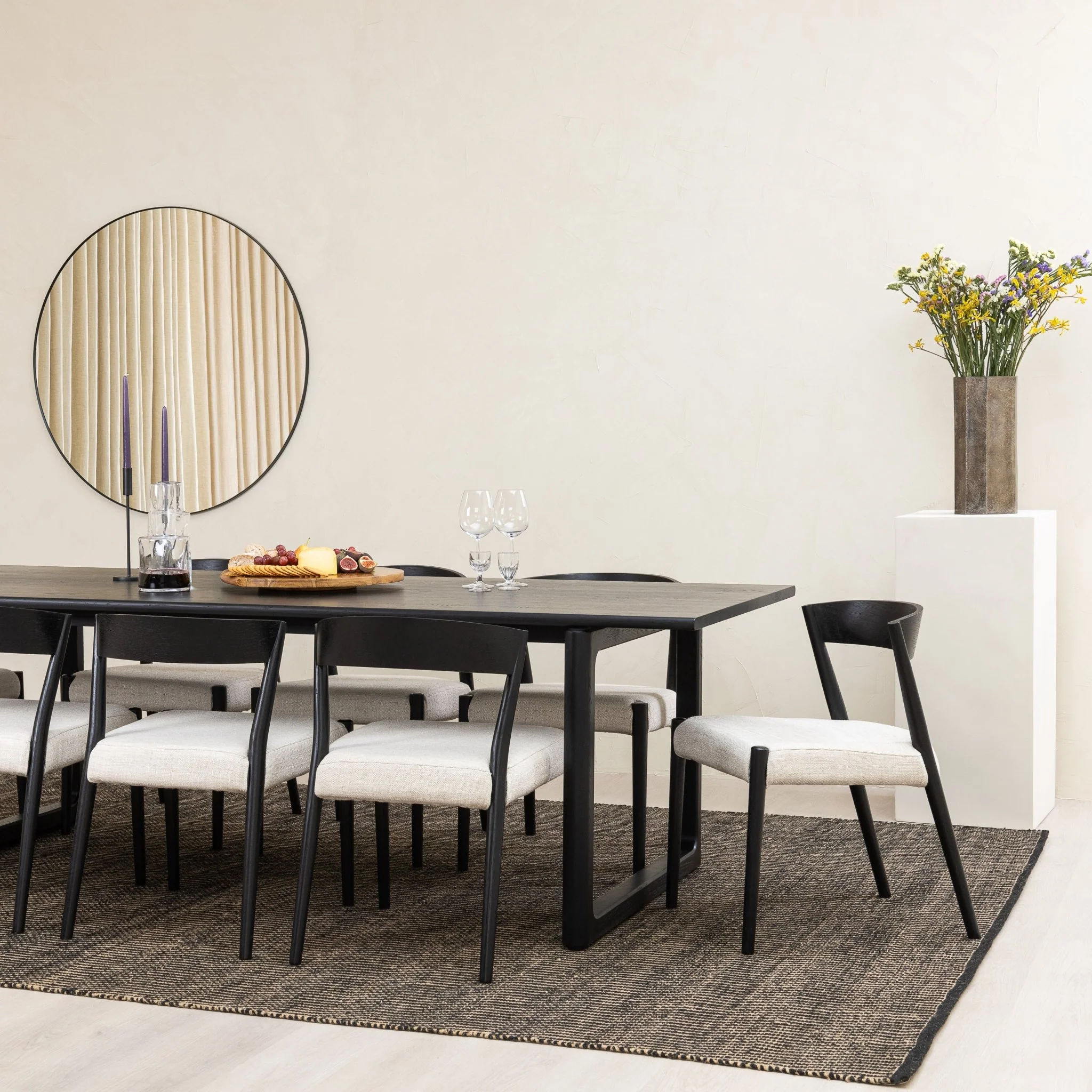 Hover Dining Table - Black Oak - Image 16