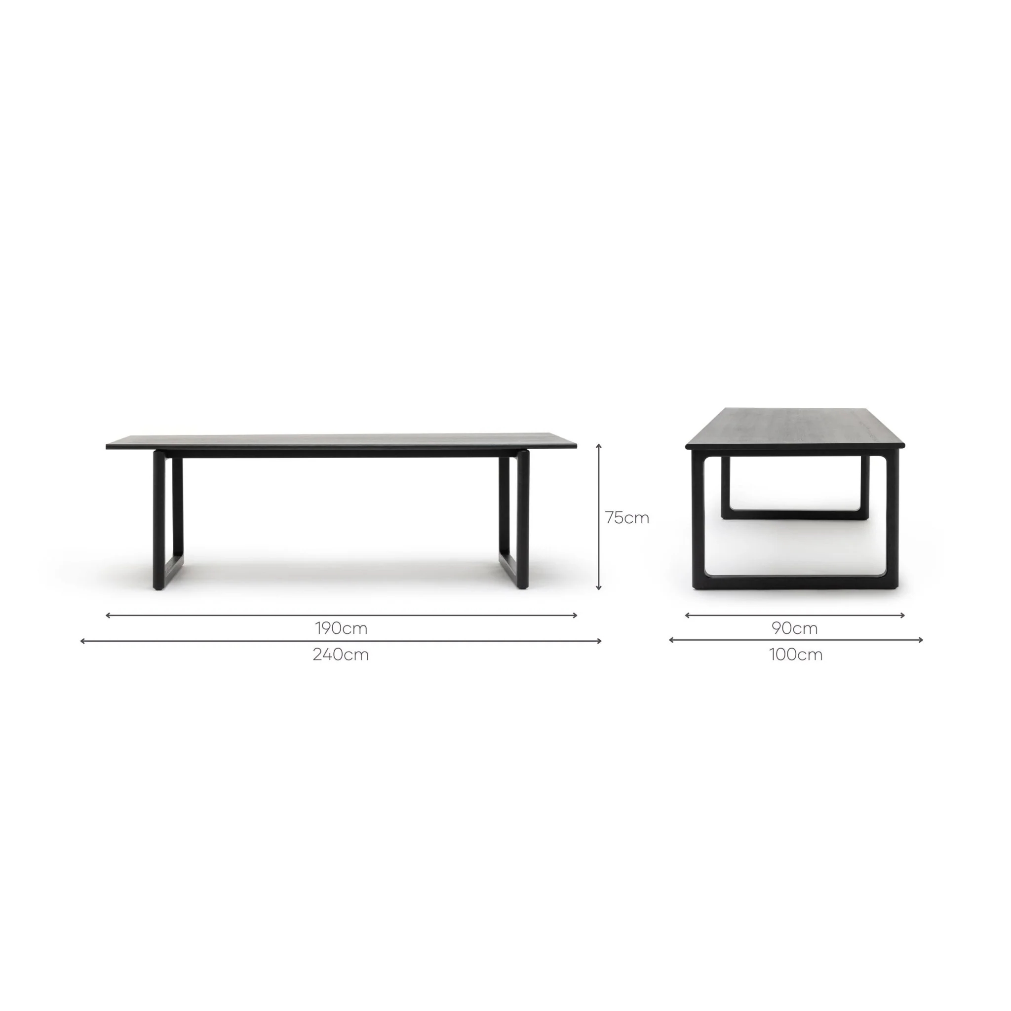 Hover Dining Table - Black Oak - Image 18