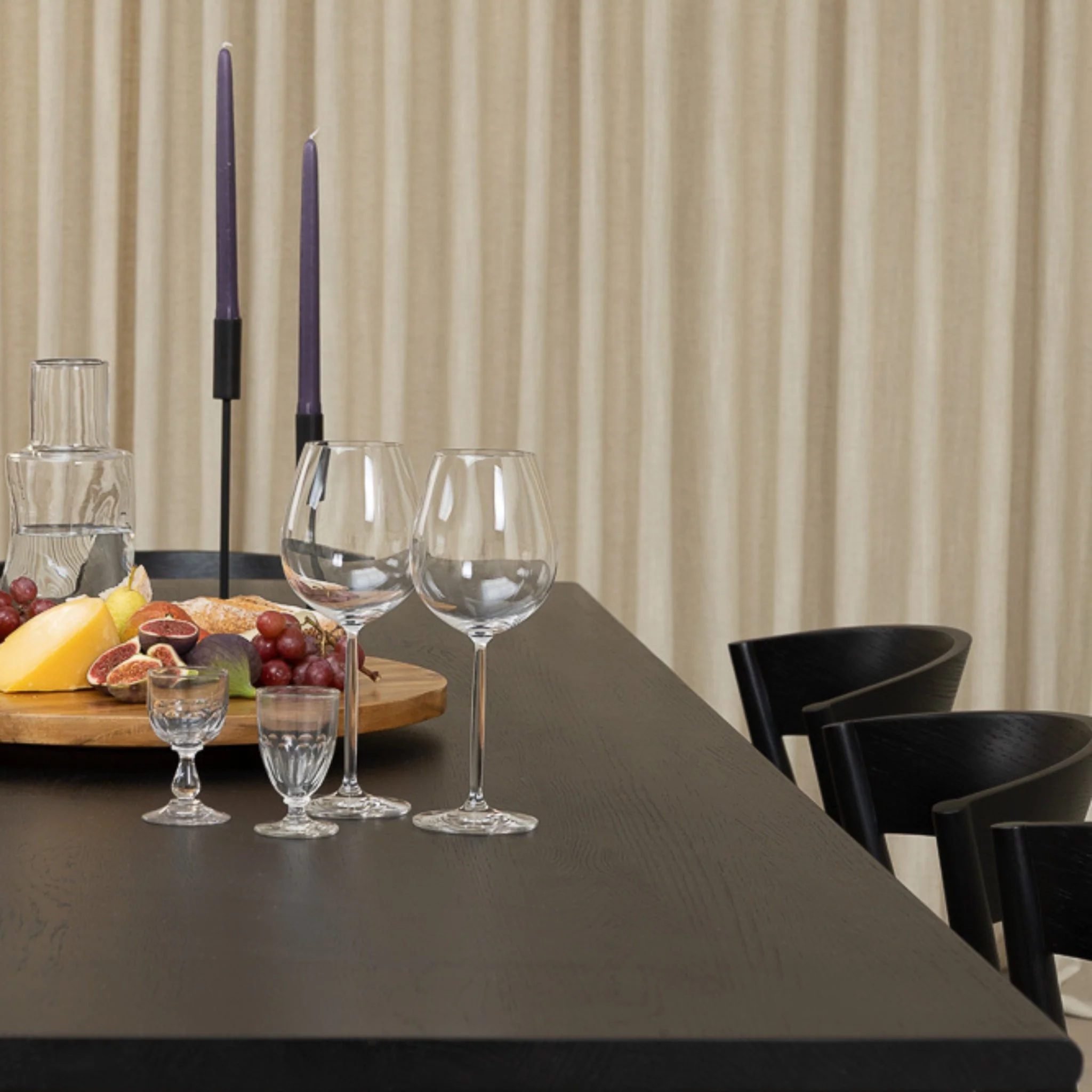 Hover Dining Table - Black Oak - Image 5