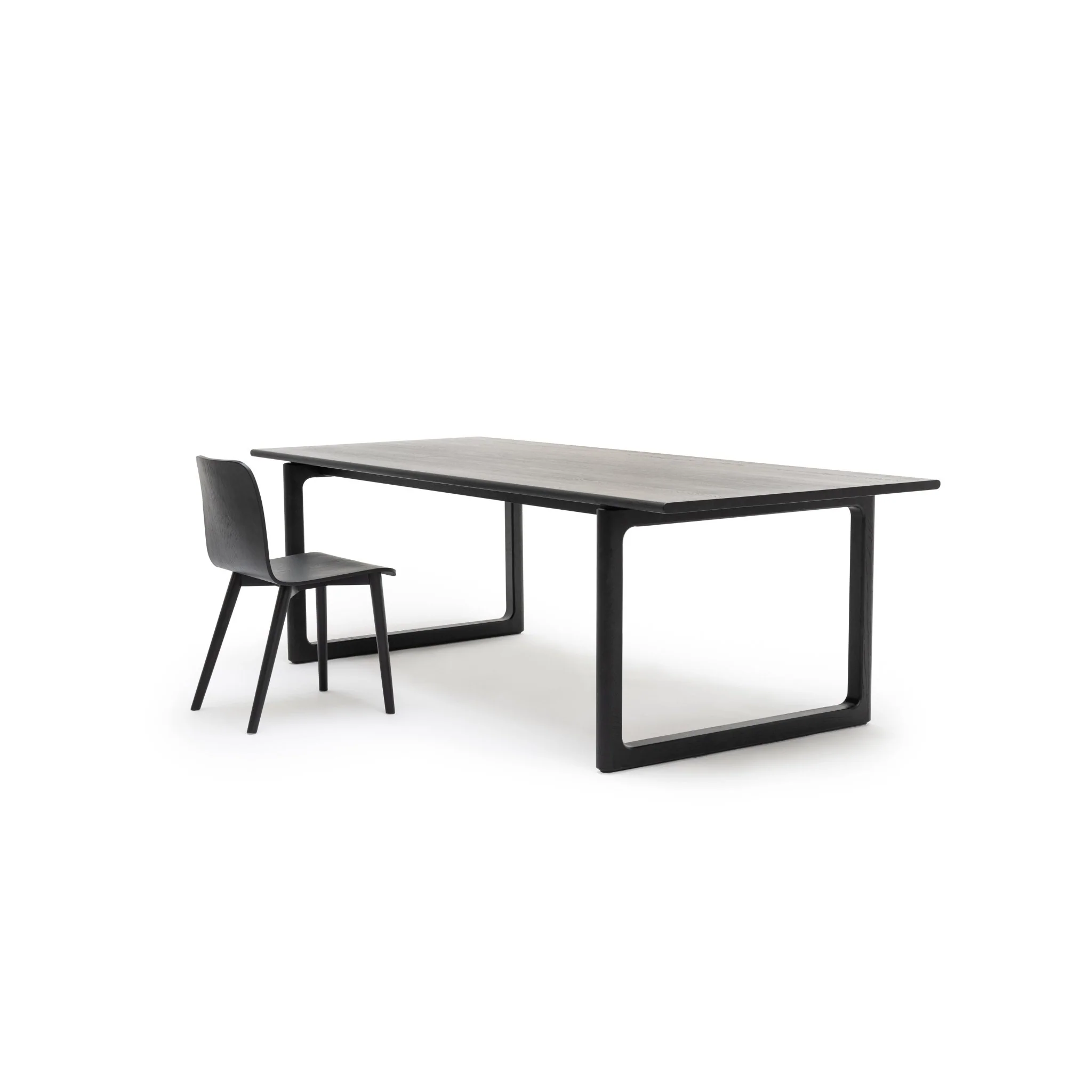 Hover Dining Table - Black Oak - Image 7