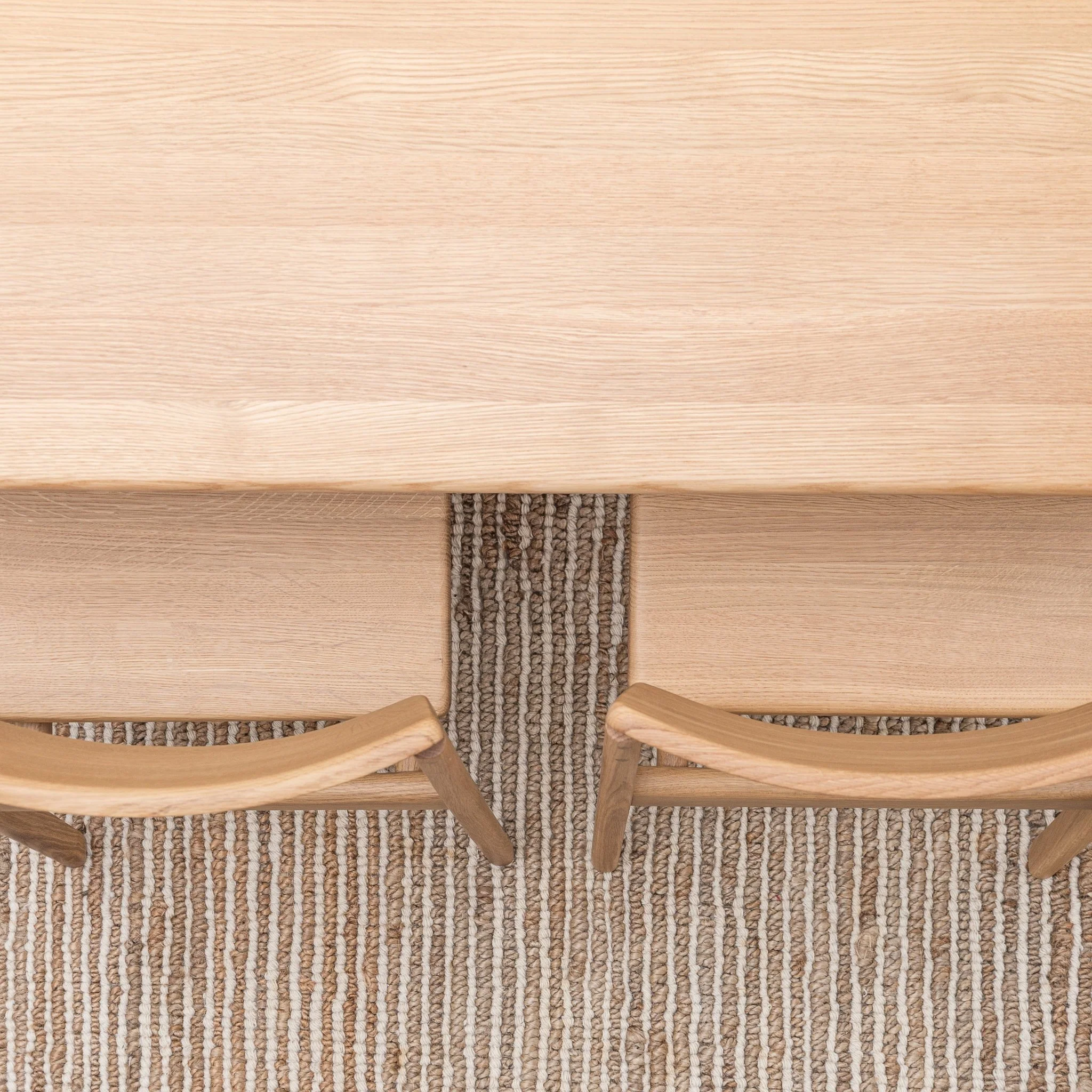 Hover Dining Table - Light Oak - Image 12