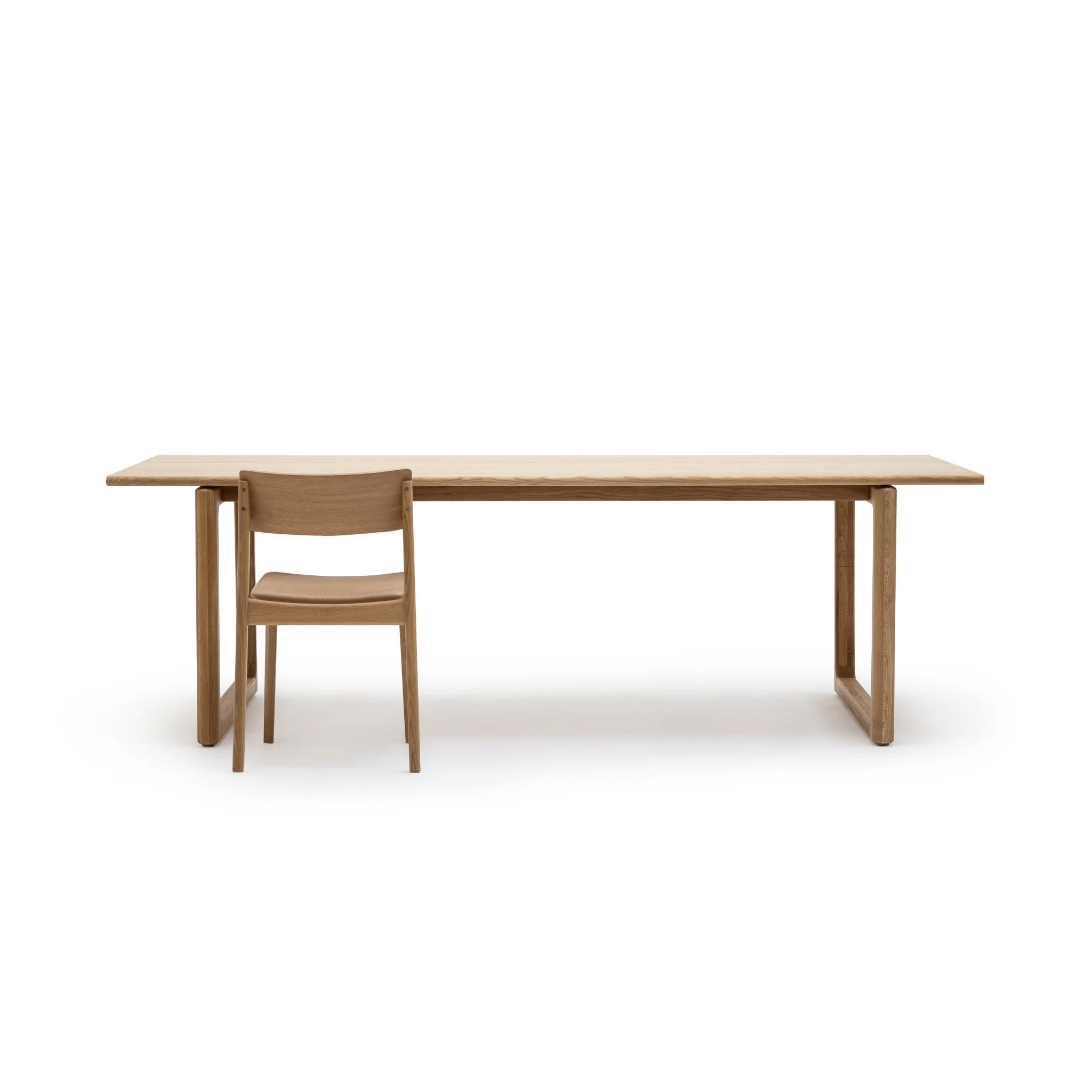Hover Dining Table - Light Oak - Image 6