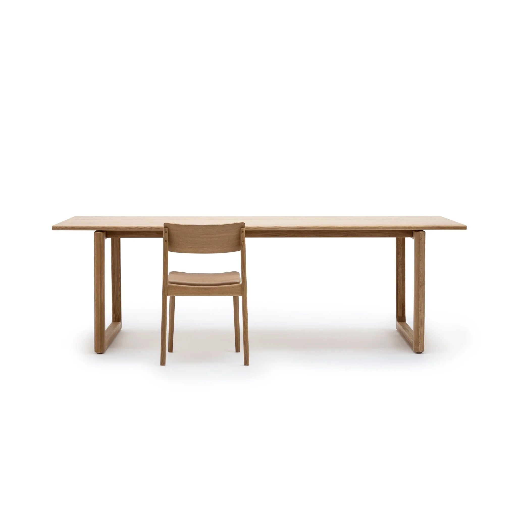 Hover Dining Table - Light Oak - Image 7