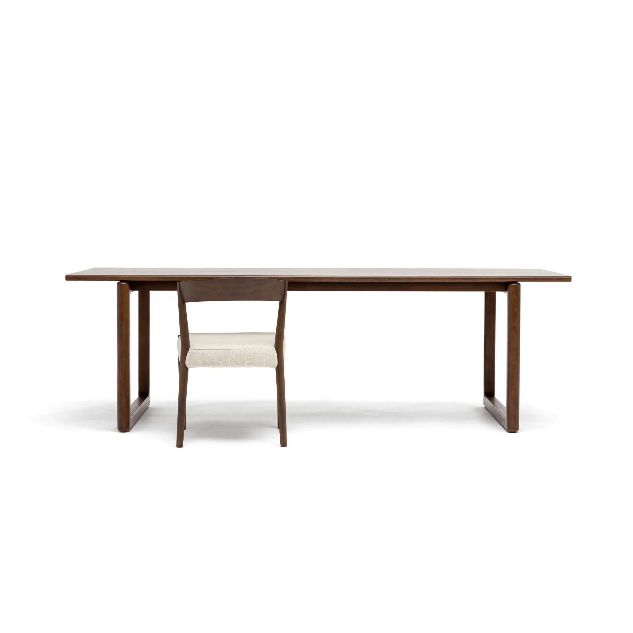 Hover Dining Table - Smoked Oak - Image 4