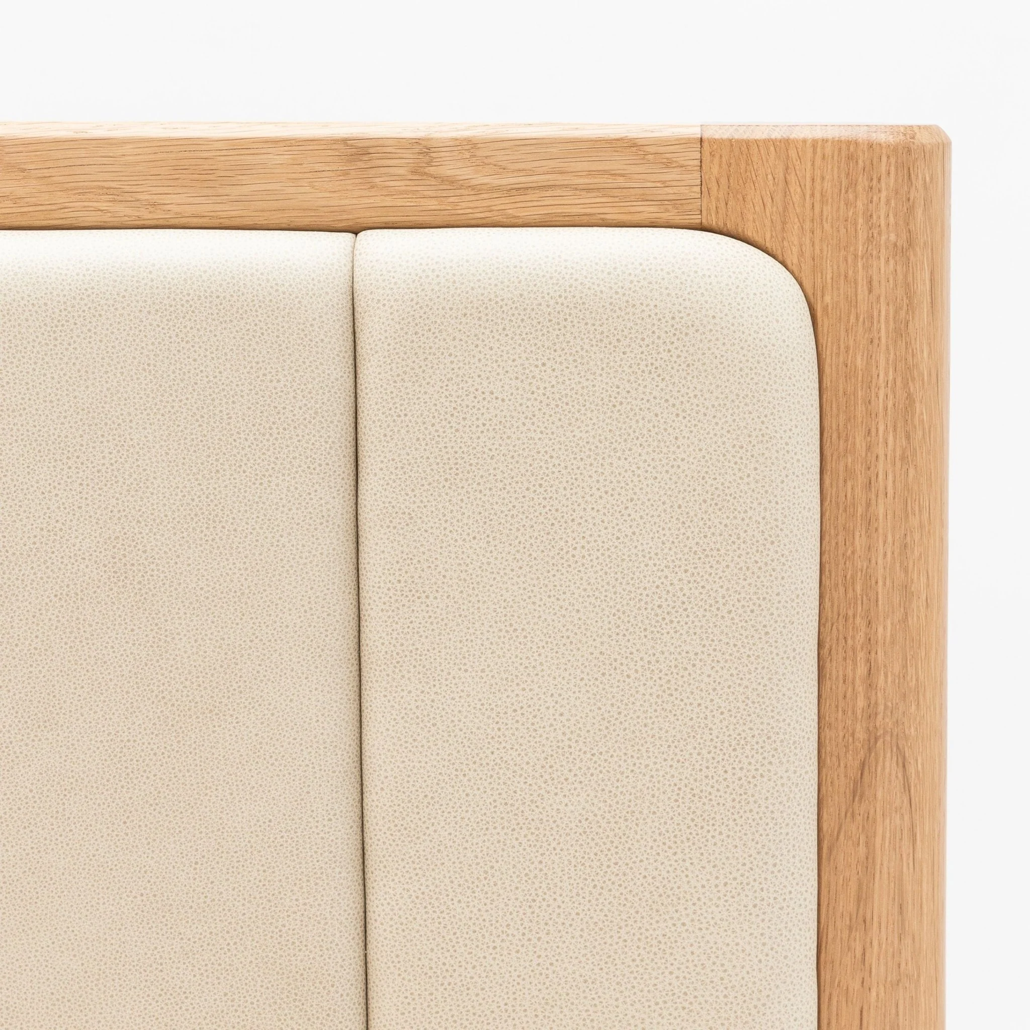 Hover Bed - Light Oak & Limestone Leather - Image 7