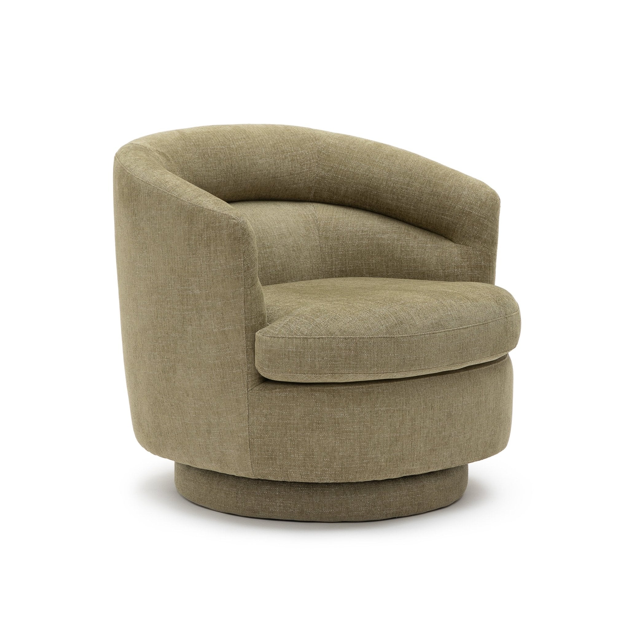 Hugo Swivel Chair - Olive