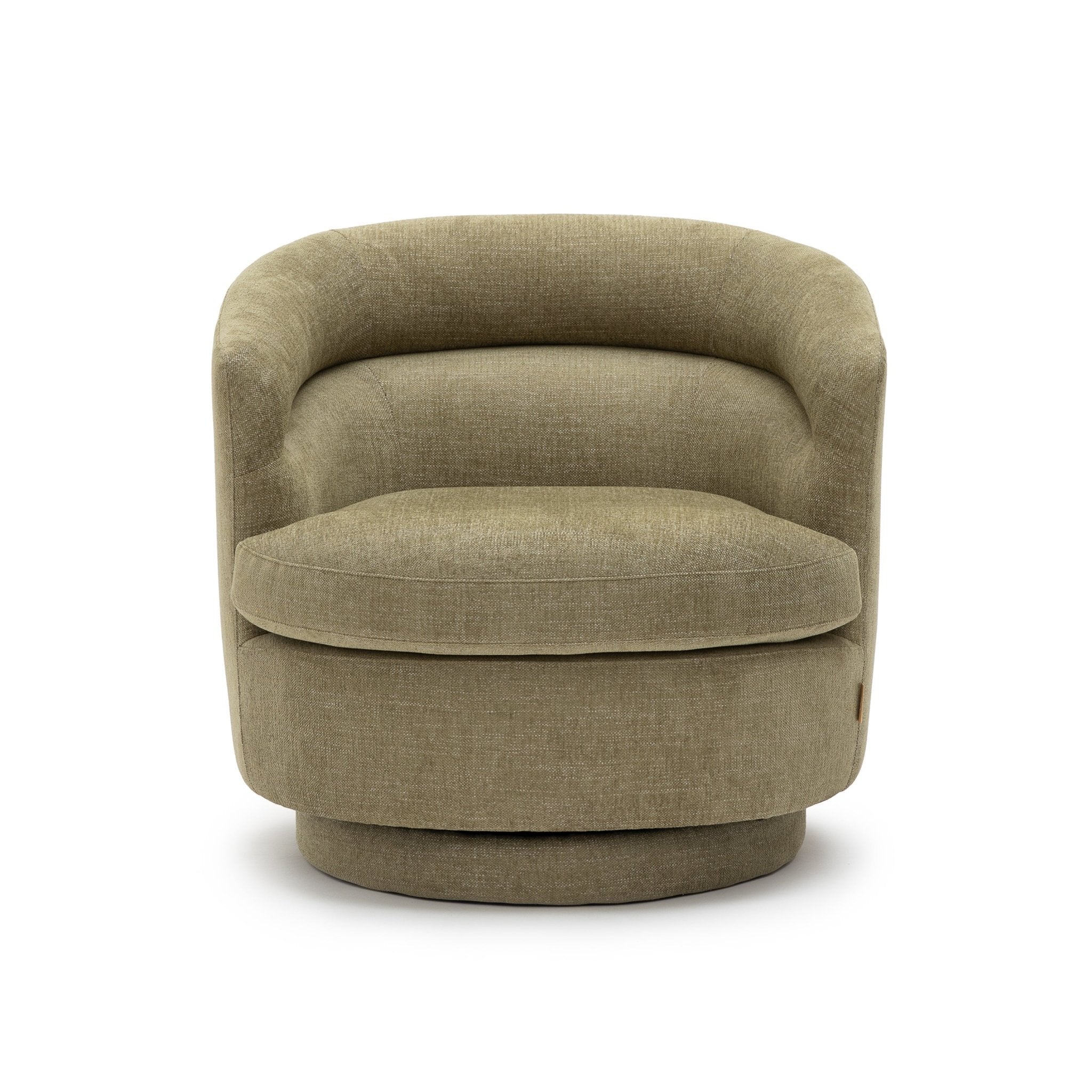 Hugo Swivel Chair - Olive - Image 2