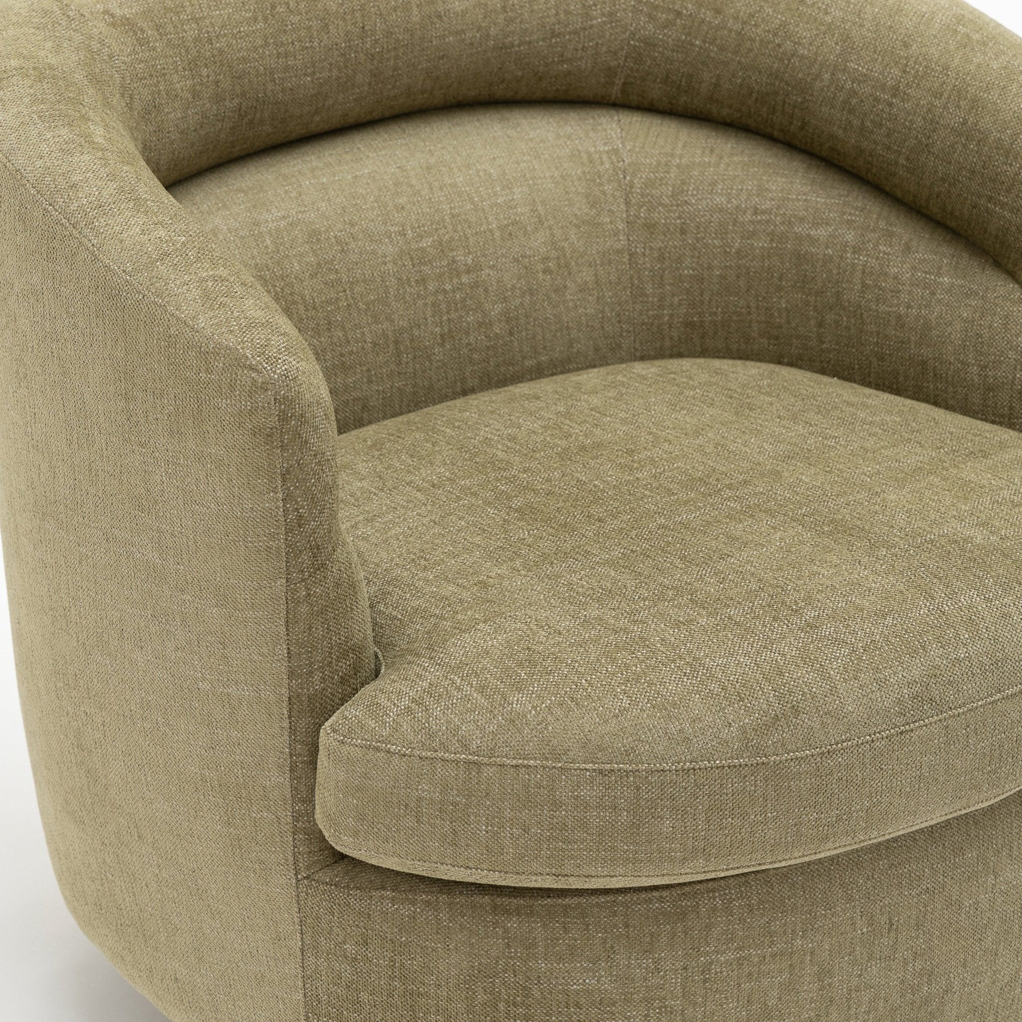 Hugo Swivel Chair - Olive - Image 5