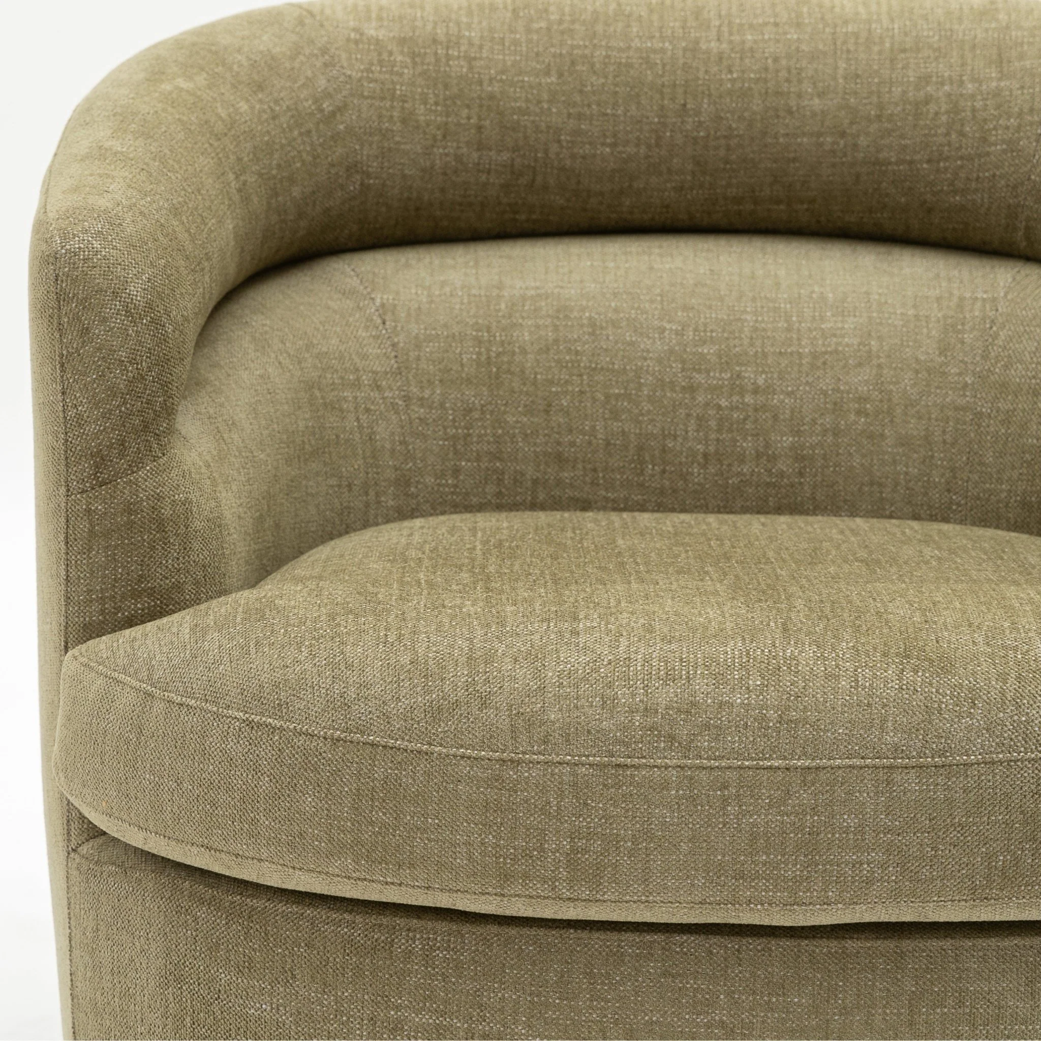 Hugo Swivel Chair - Olive - Image 6
