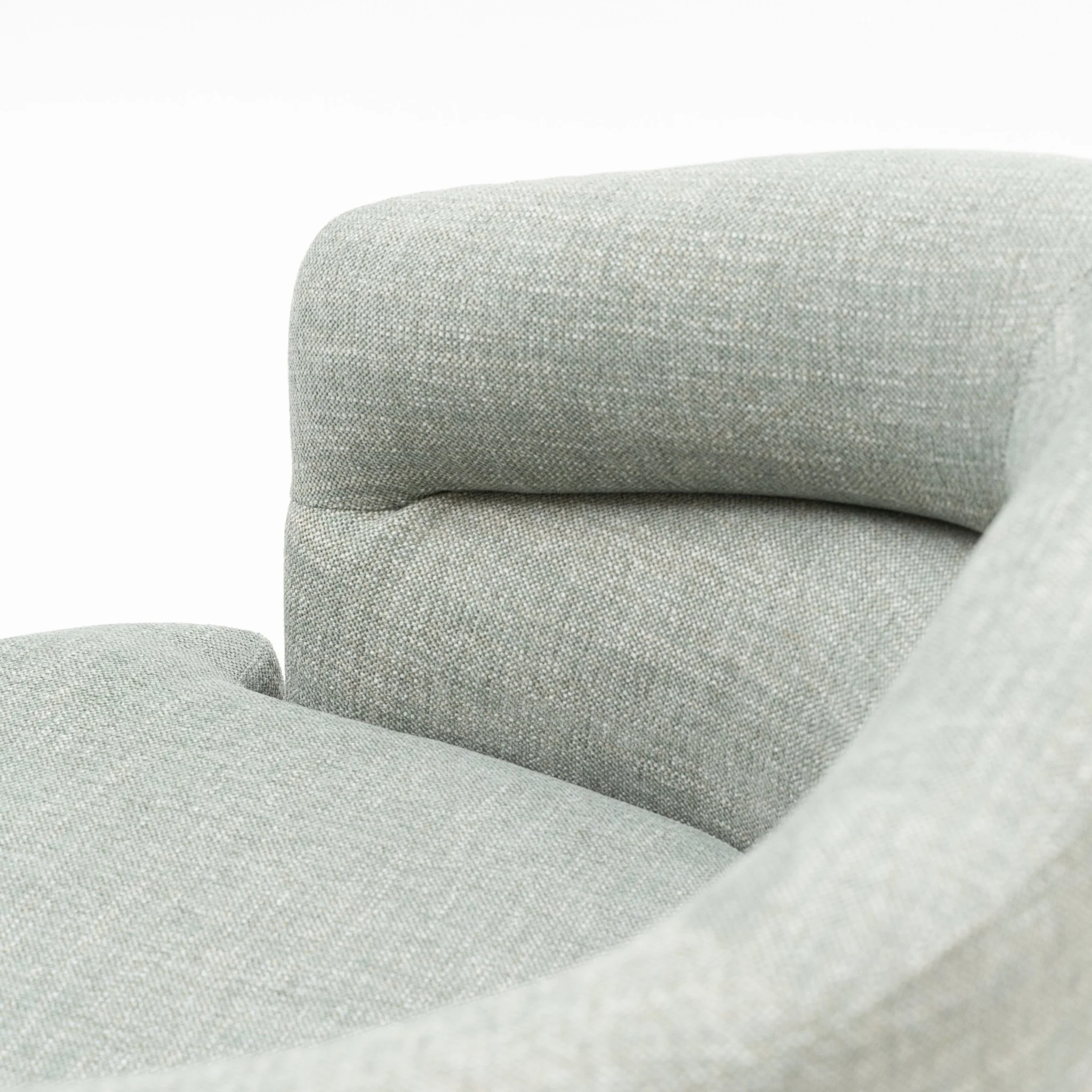 Hugo Swivel Chair - Seashell Blue - Image 5