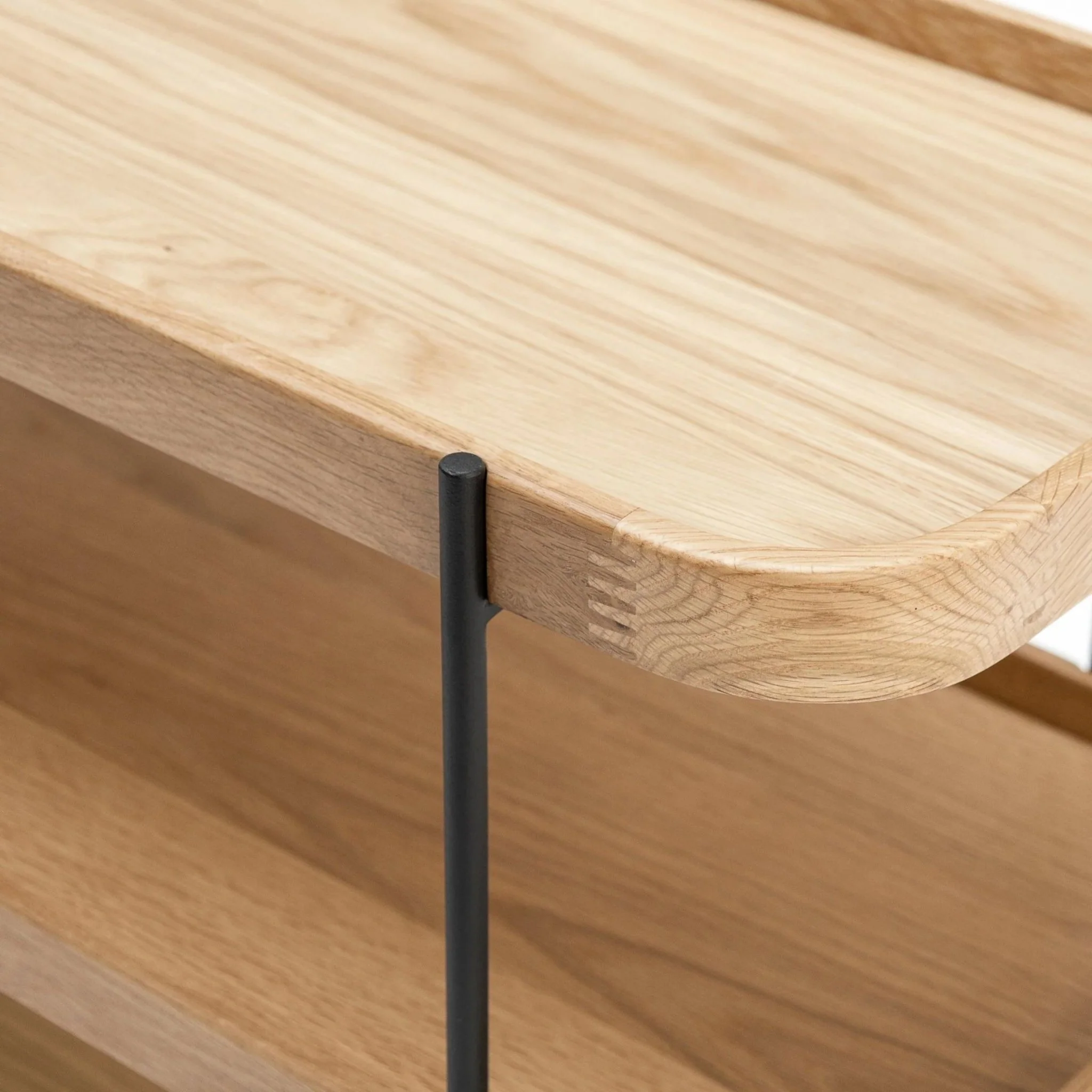 Humla 3 Tiered Shelf - Light Oak - Image 7