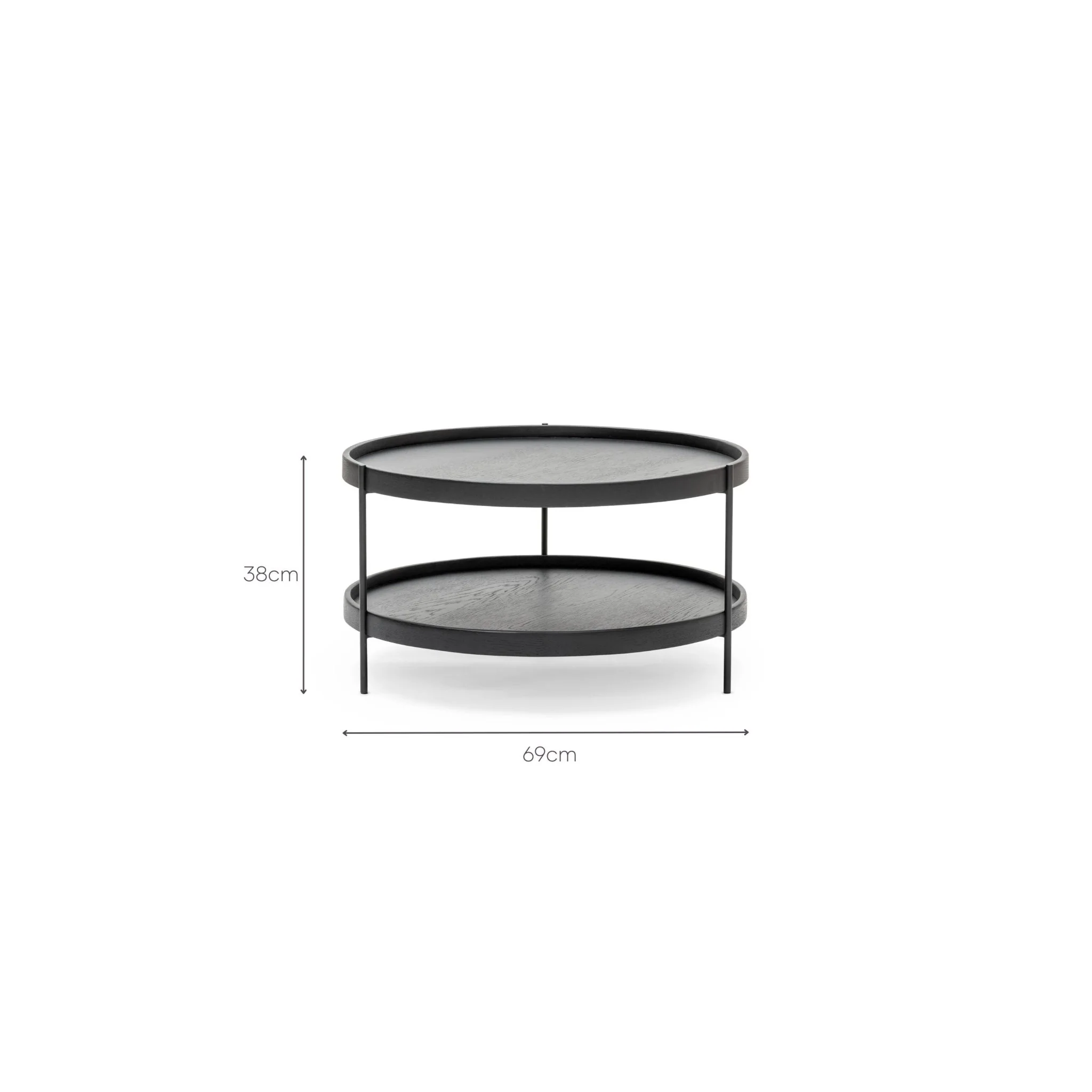 Humla Coffee Table - Black Oak - Image 20