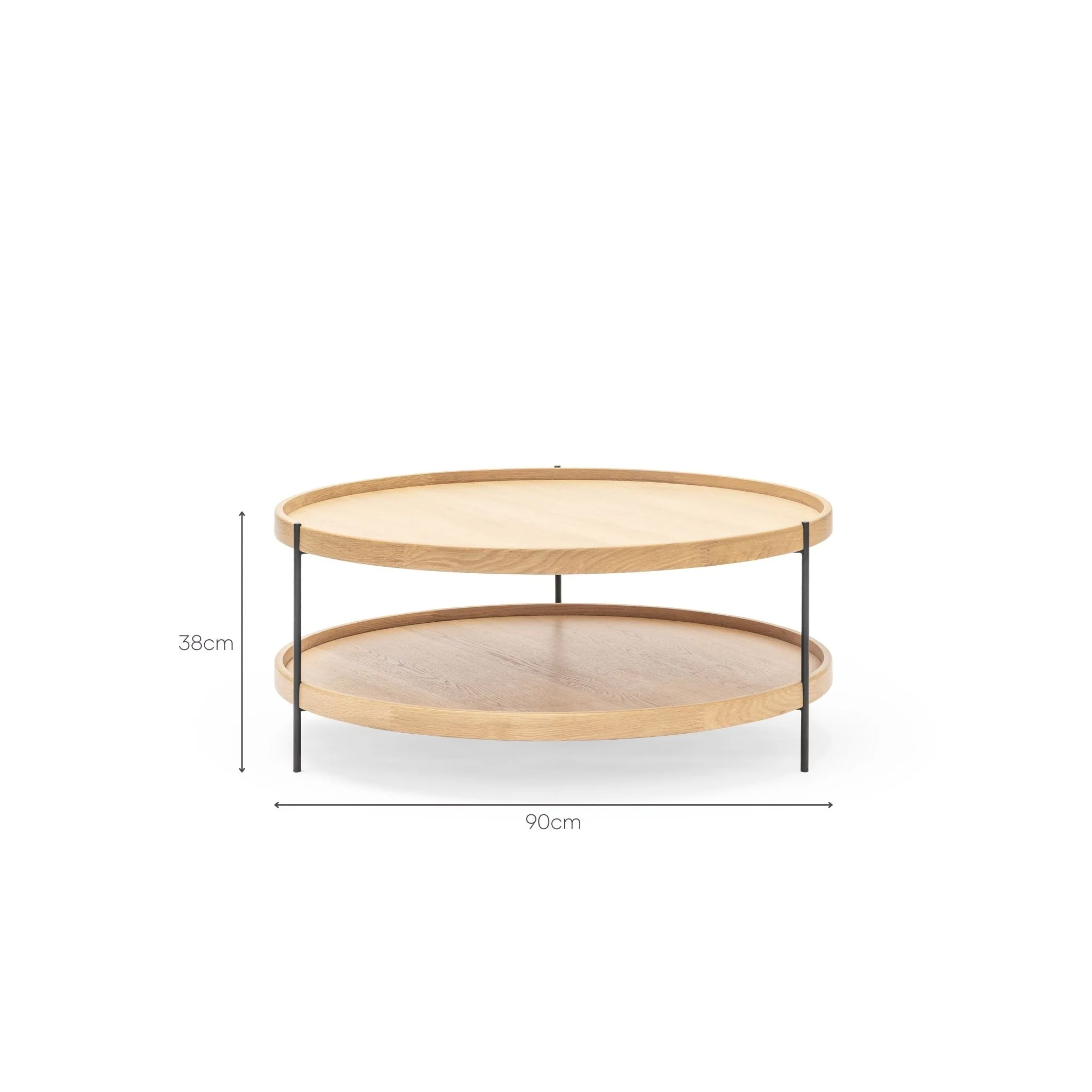 Humla Coffee Table - Light Oak - Image 9