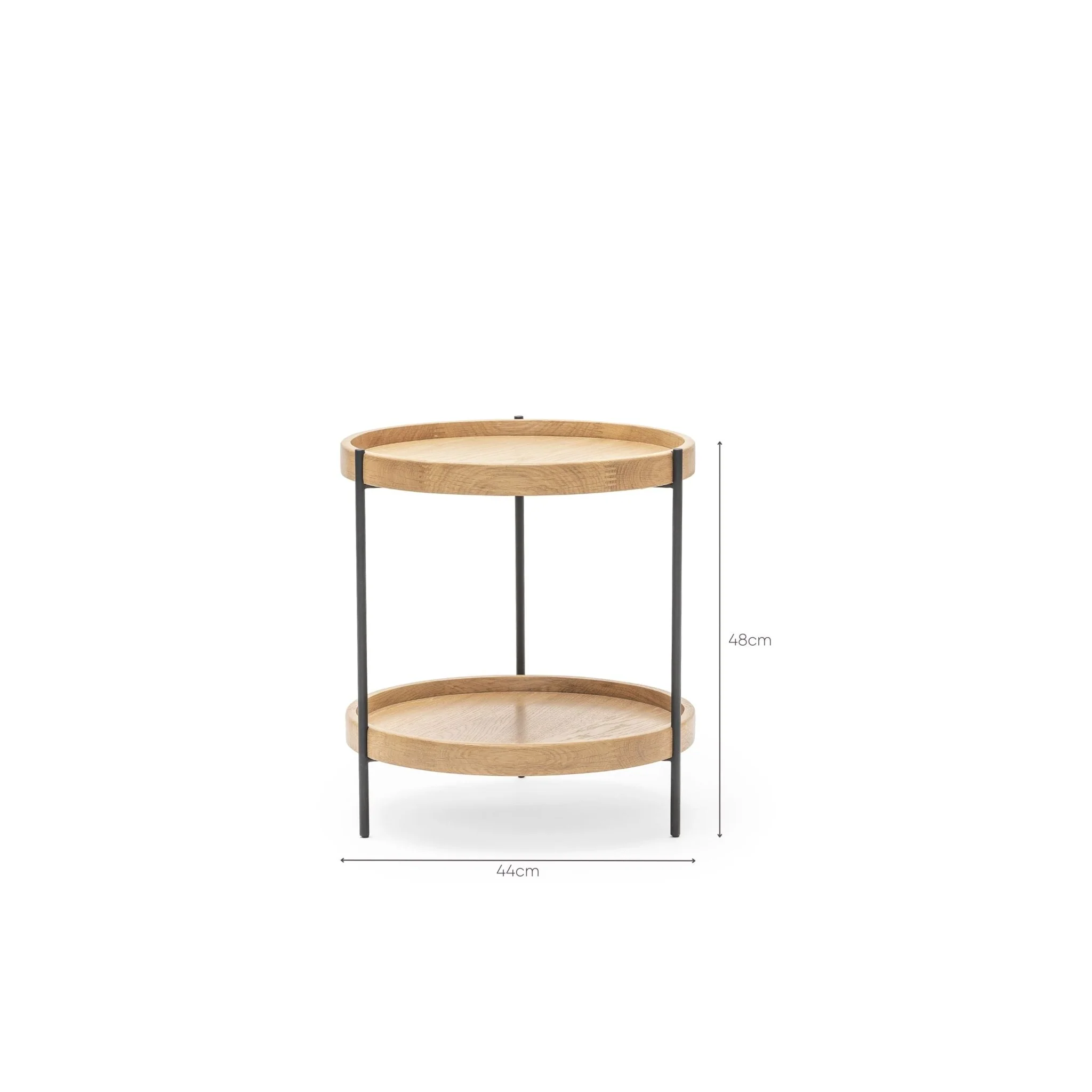 Humla End Table - Light Oak - Image 7