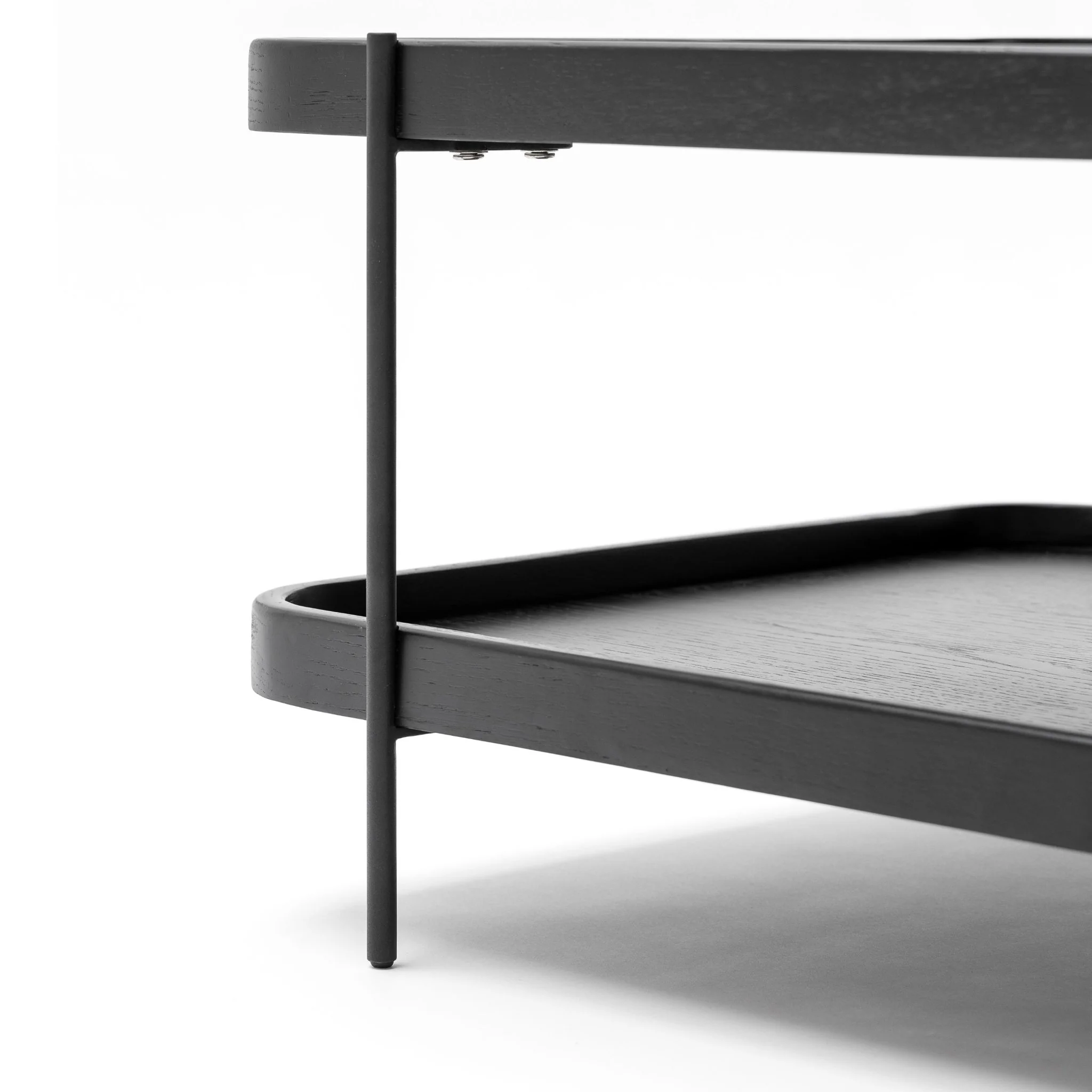 Humla Rectangular Coffee Table - Black Oak - Image 4
